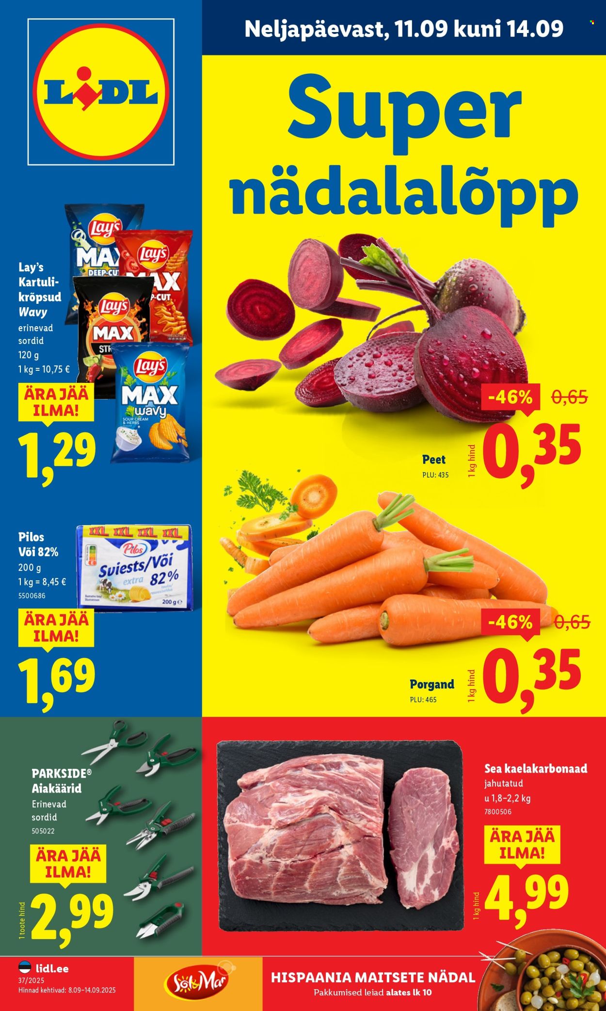 Lidl kliendileht - Nädalalõpu pakkumised (11.09 - 14.09.2025)