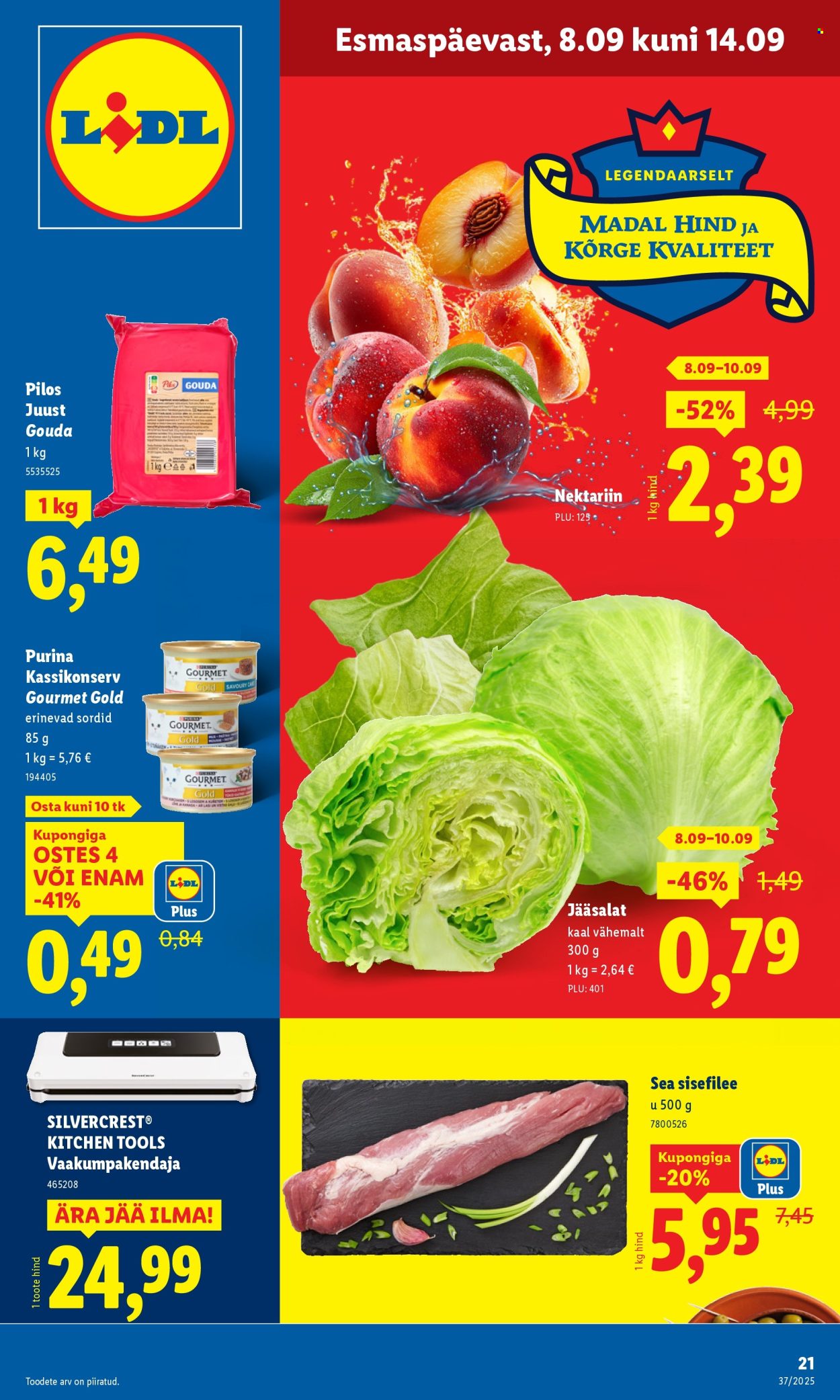 Lidl kliendileht - Nädalalõpu pakkumised (11.09 - 14.09.2025)