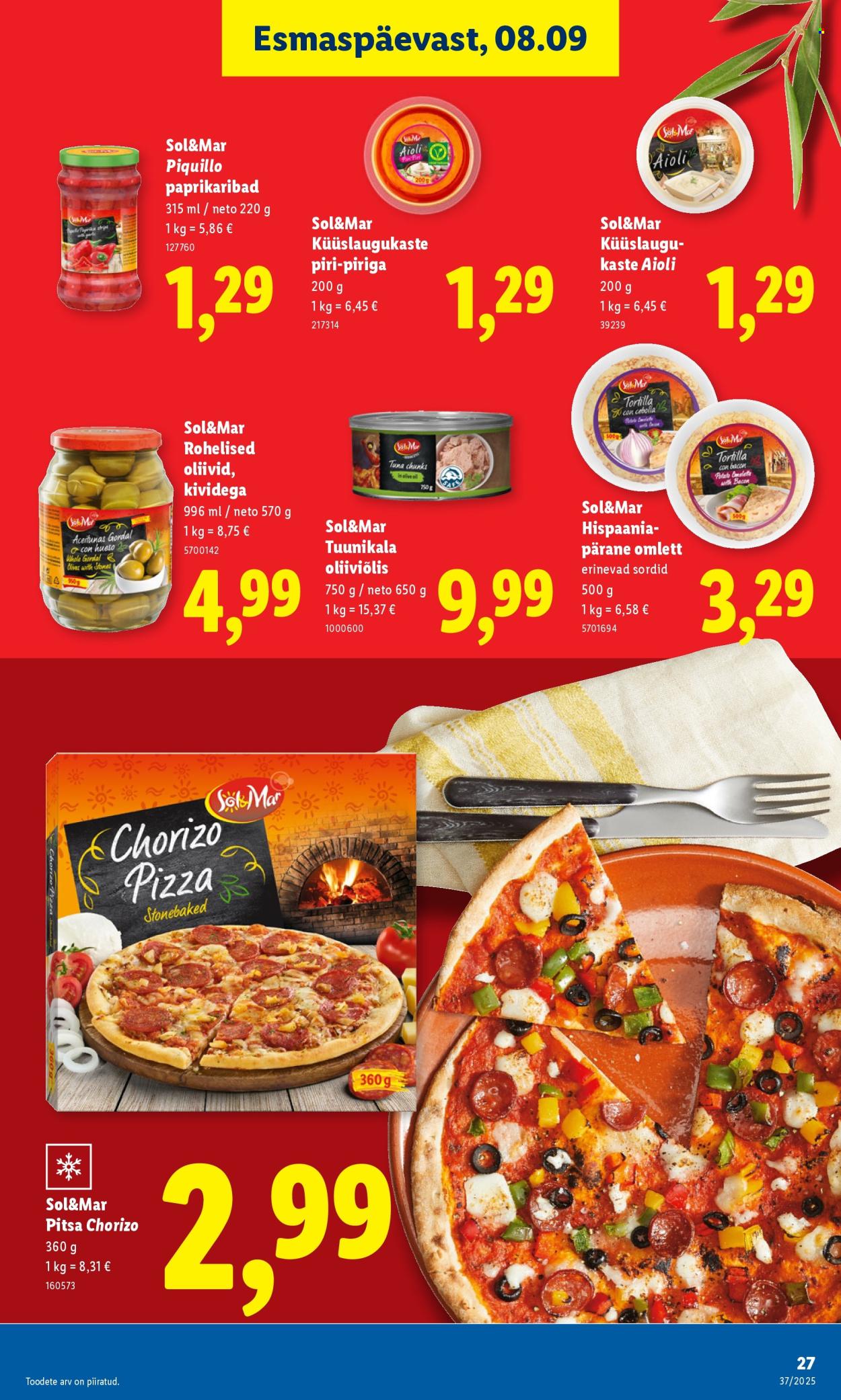 Lidl kliendileht - Nädalalõpu pakkumised (11.09 - 14.09.2025)