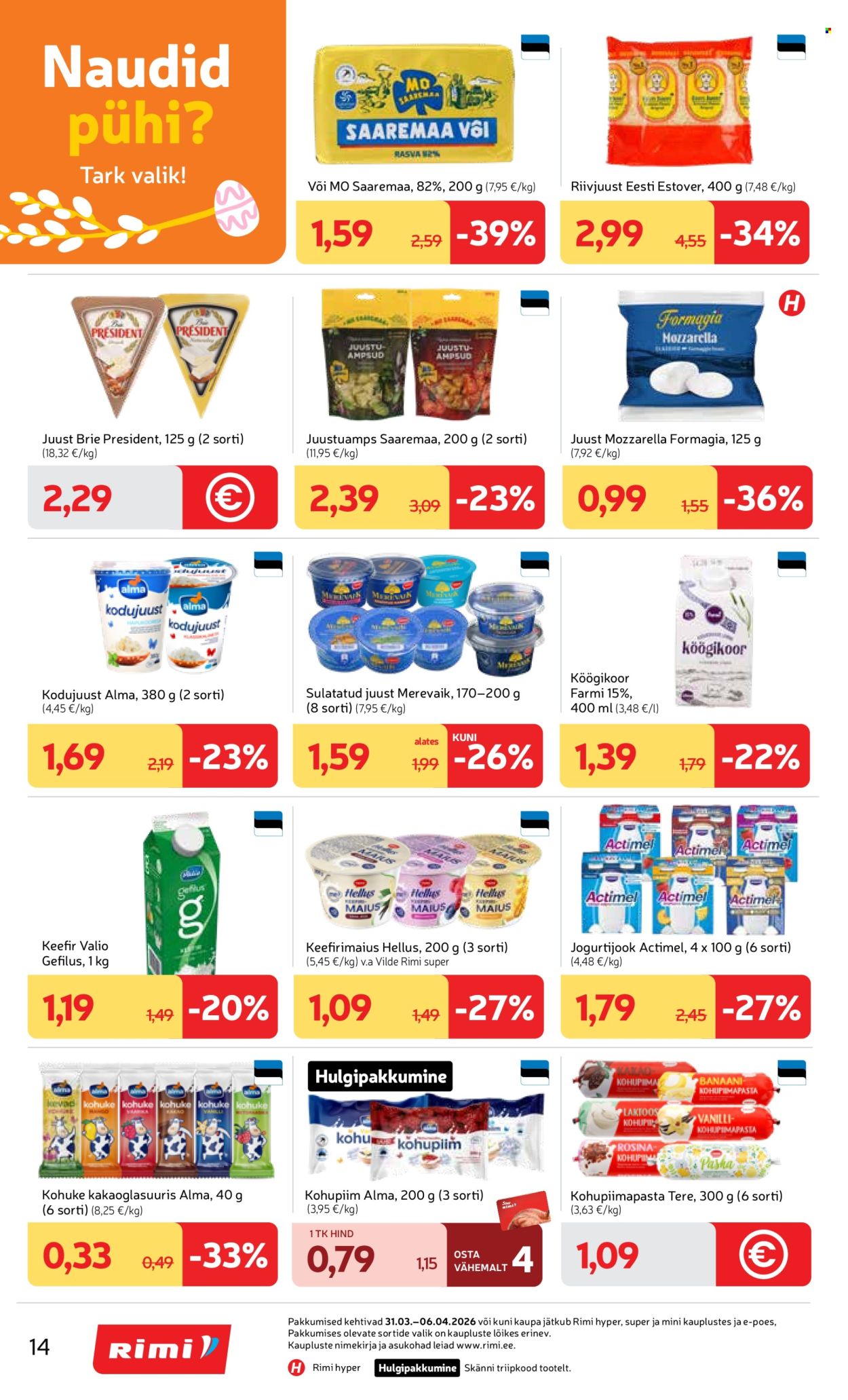 Rimi kliendileht - Kliendileht (31.03 - 6.04.2026)