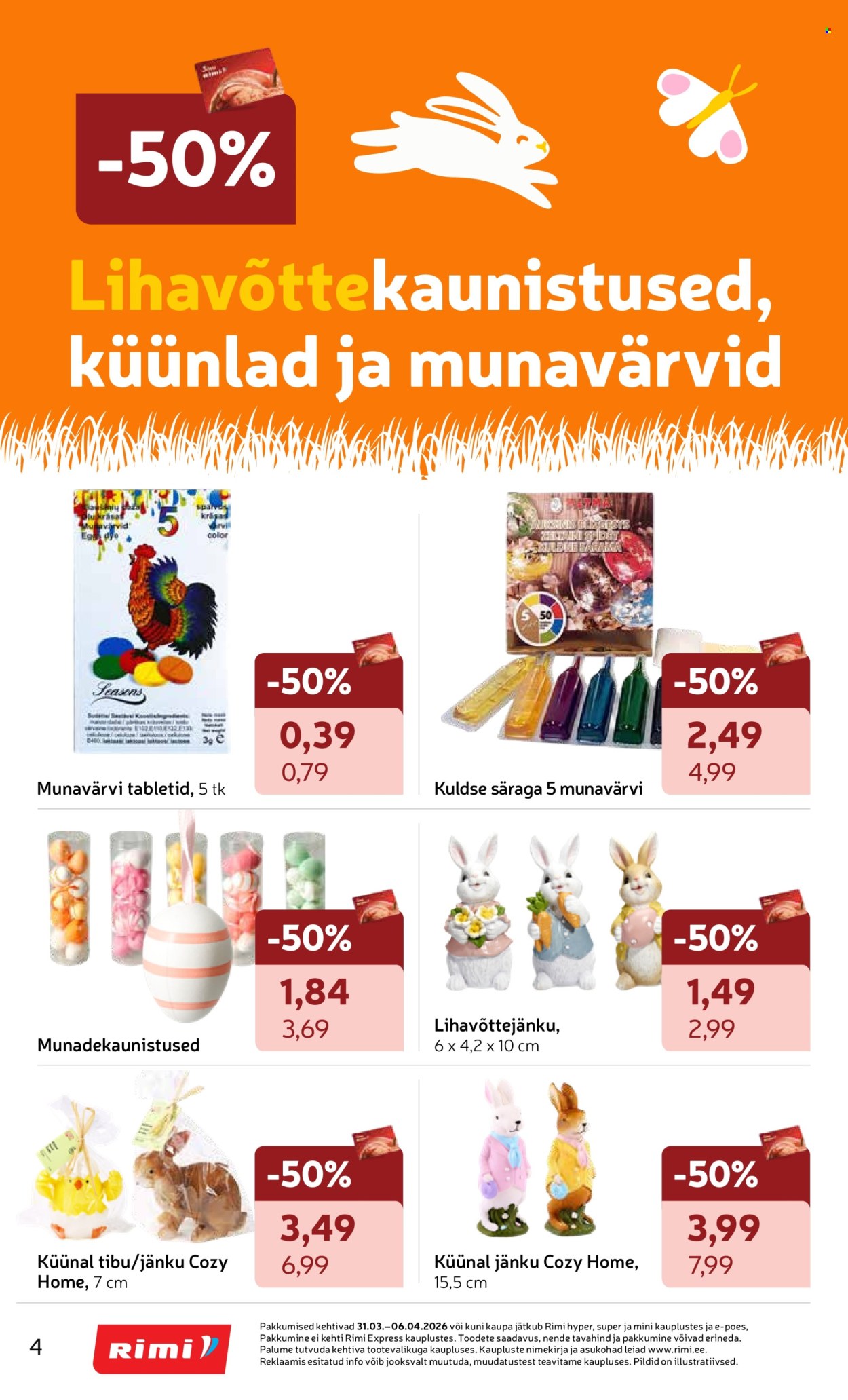 Rimi kliendileht - Kliendileht (31.03 - 6.04.2026)