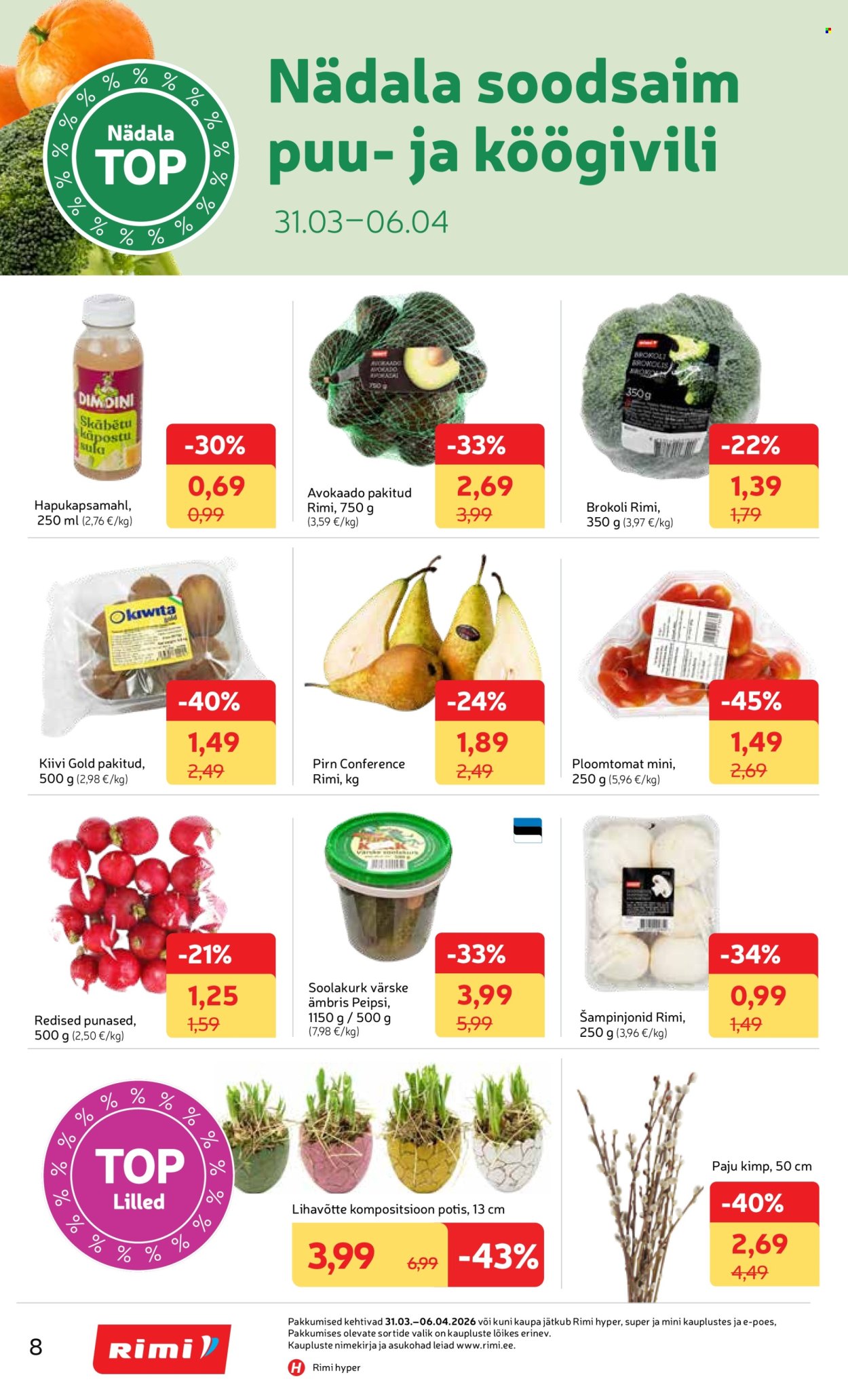Rimi kliendileht - Kliendileht (31.03 - 6.04.2026)