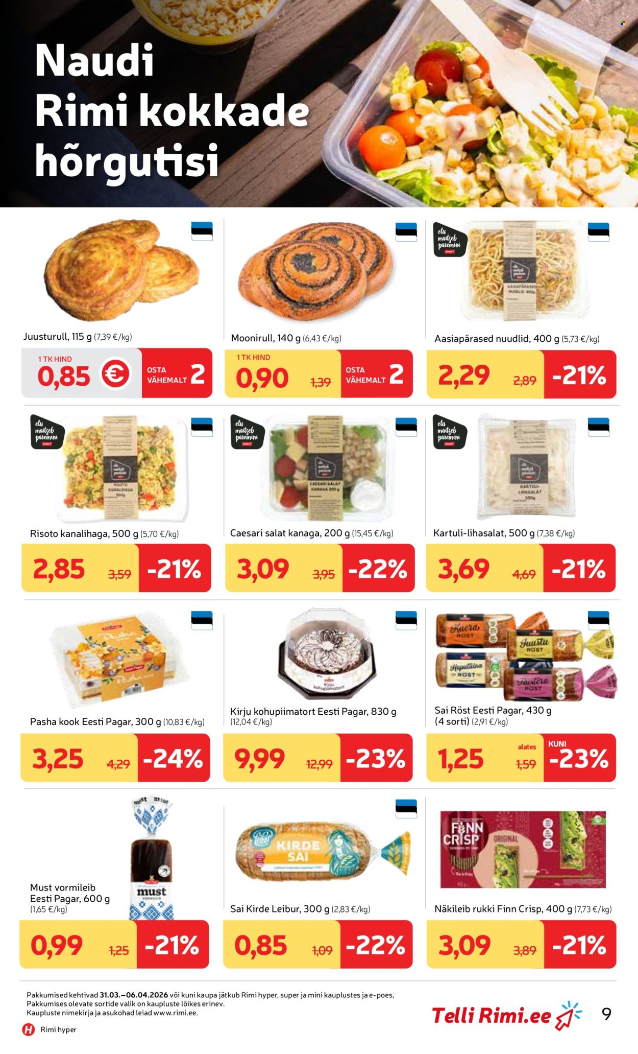 Rimi kliendileht - Kliendileht (31.03 - 6.04.2026)