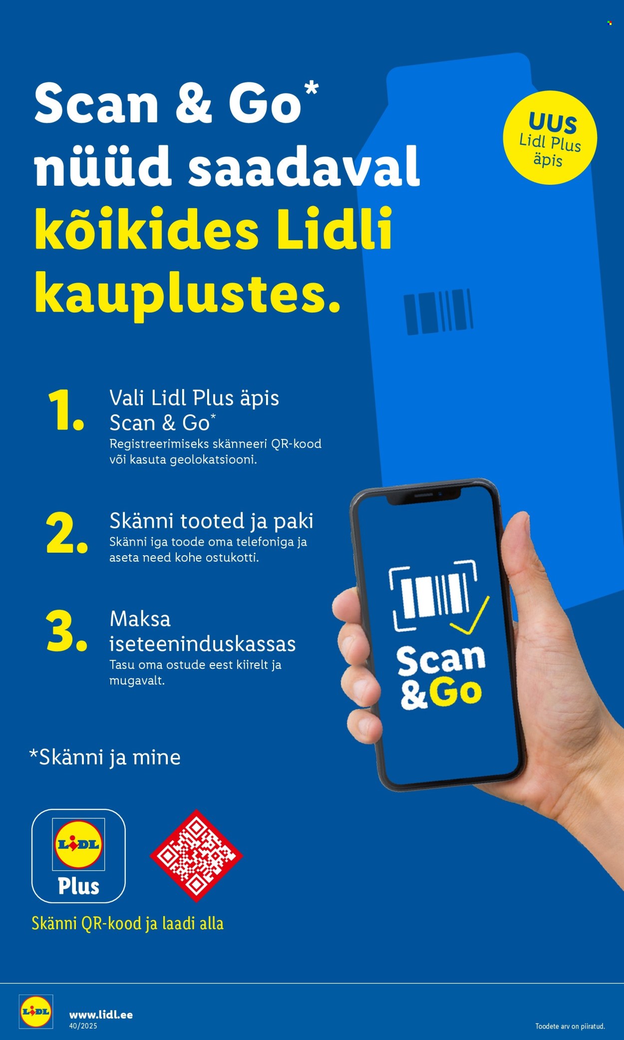 Lidl kliendileht - Nädalalõpu pakkumised (2.10 - 5.10.2025)