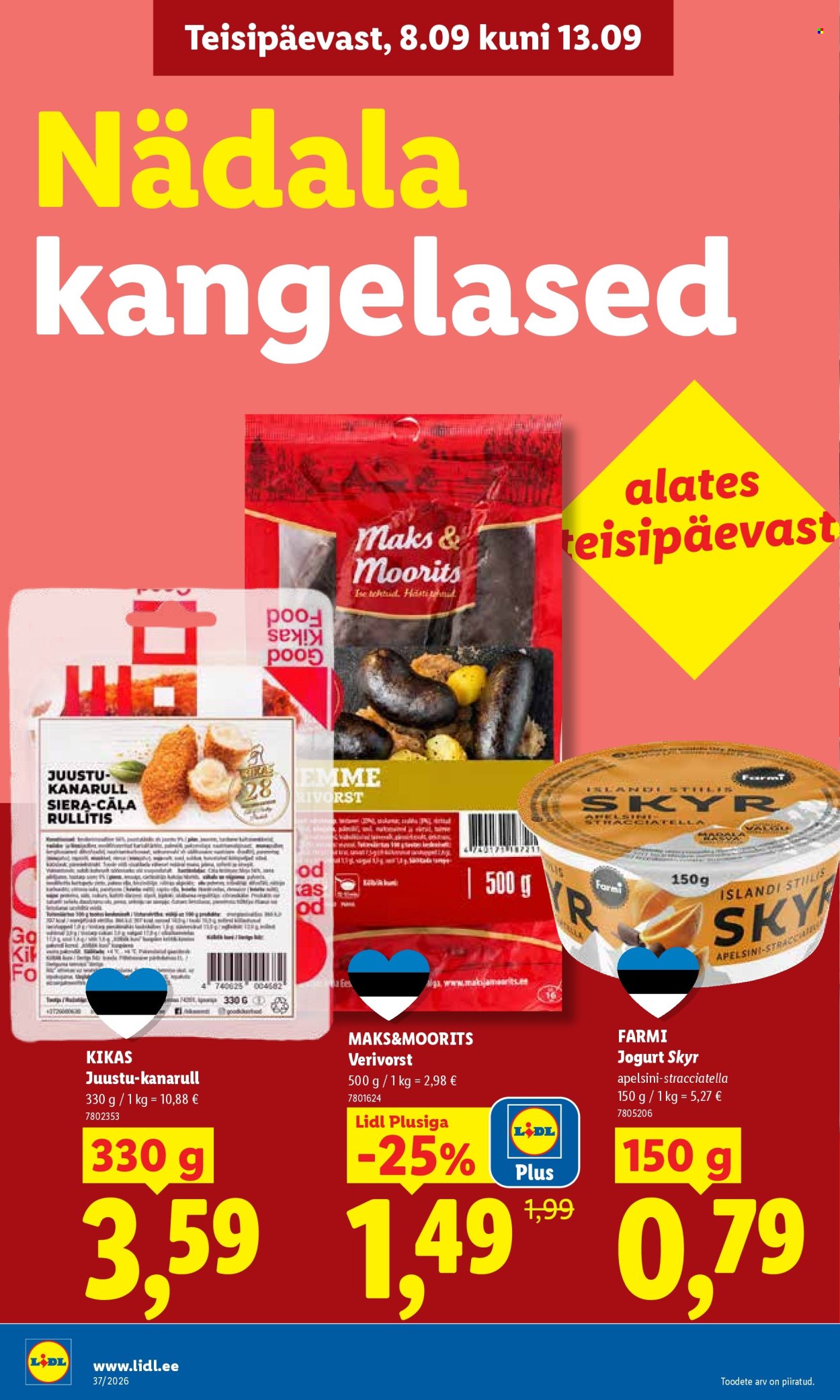 Lidl kliendileht (7.09 - 13.09.2026)