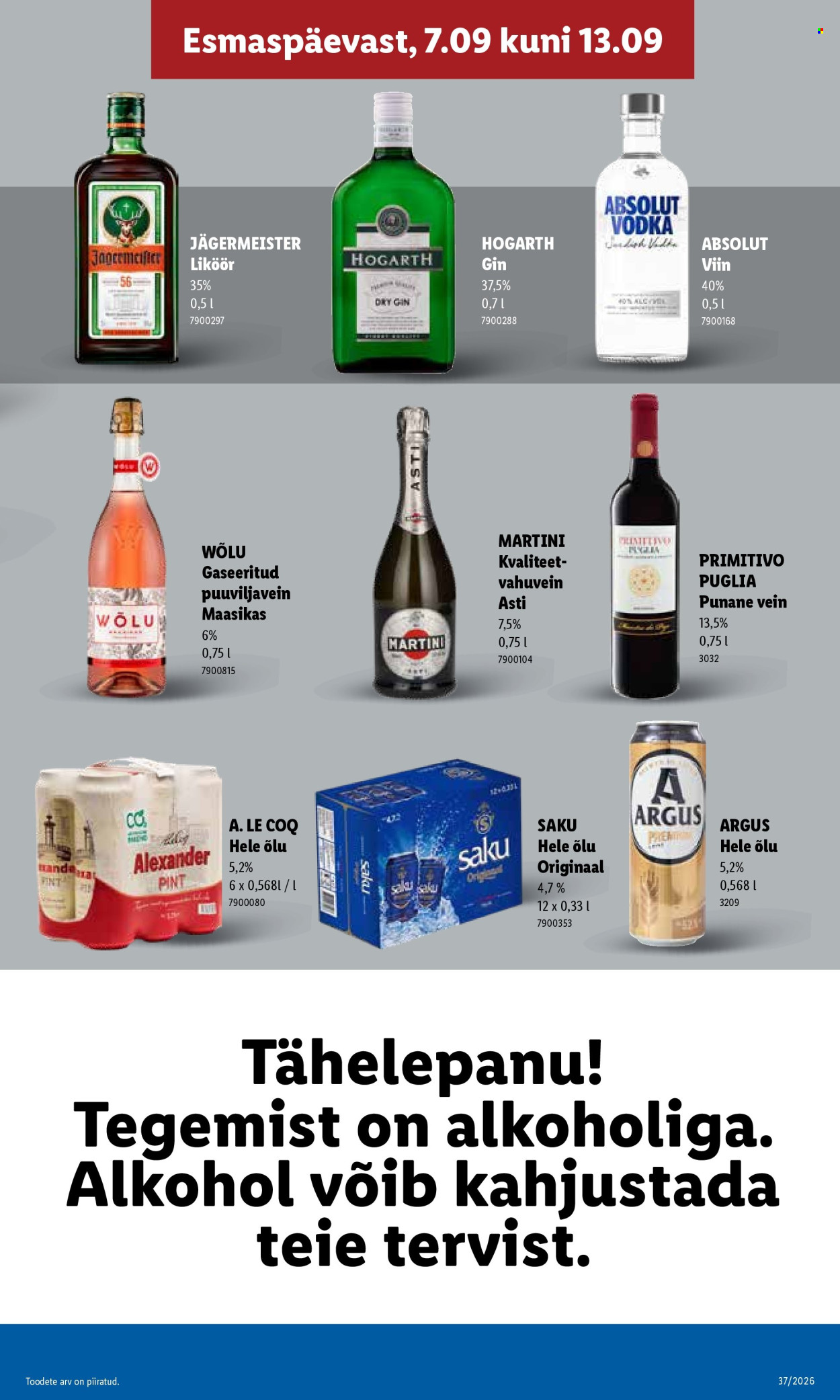 Lidl kliendileht (7.09 - 13.09.2026)