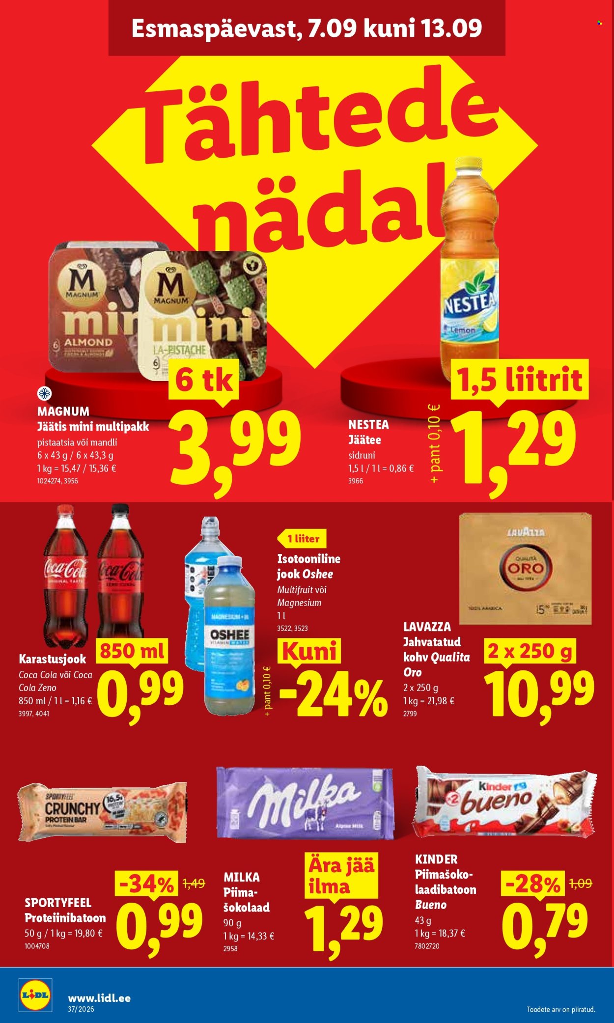 Lidl kliendileht (7.09 - 13.09.2026)