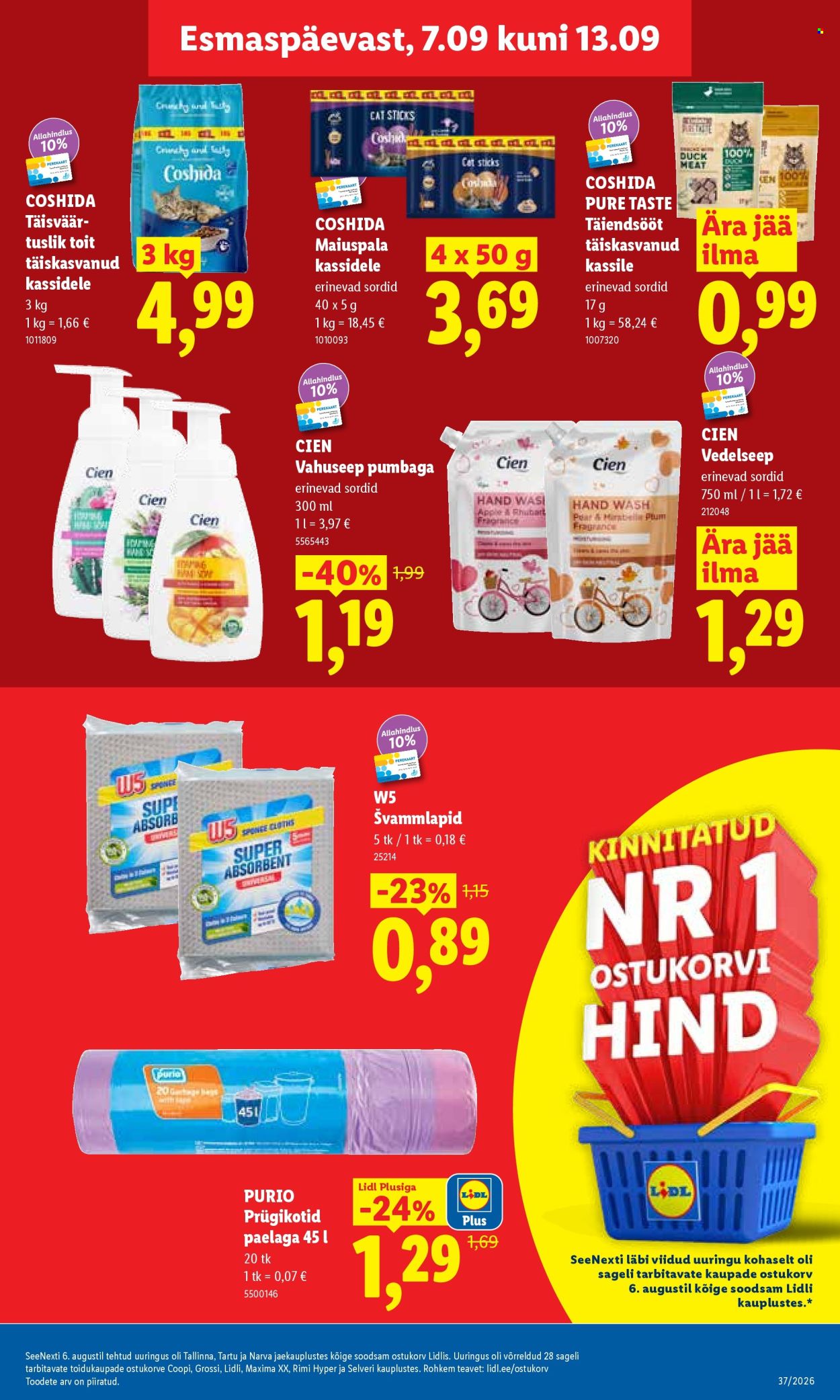 Lidl kliendileht (7.09 - 13.09.2026)