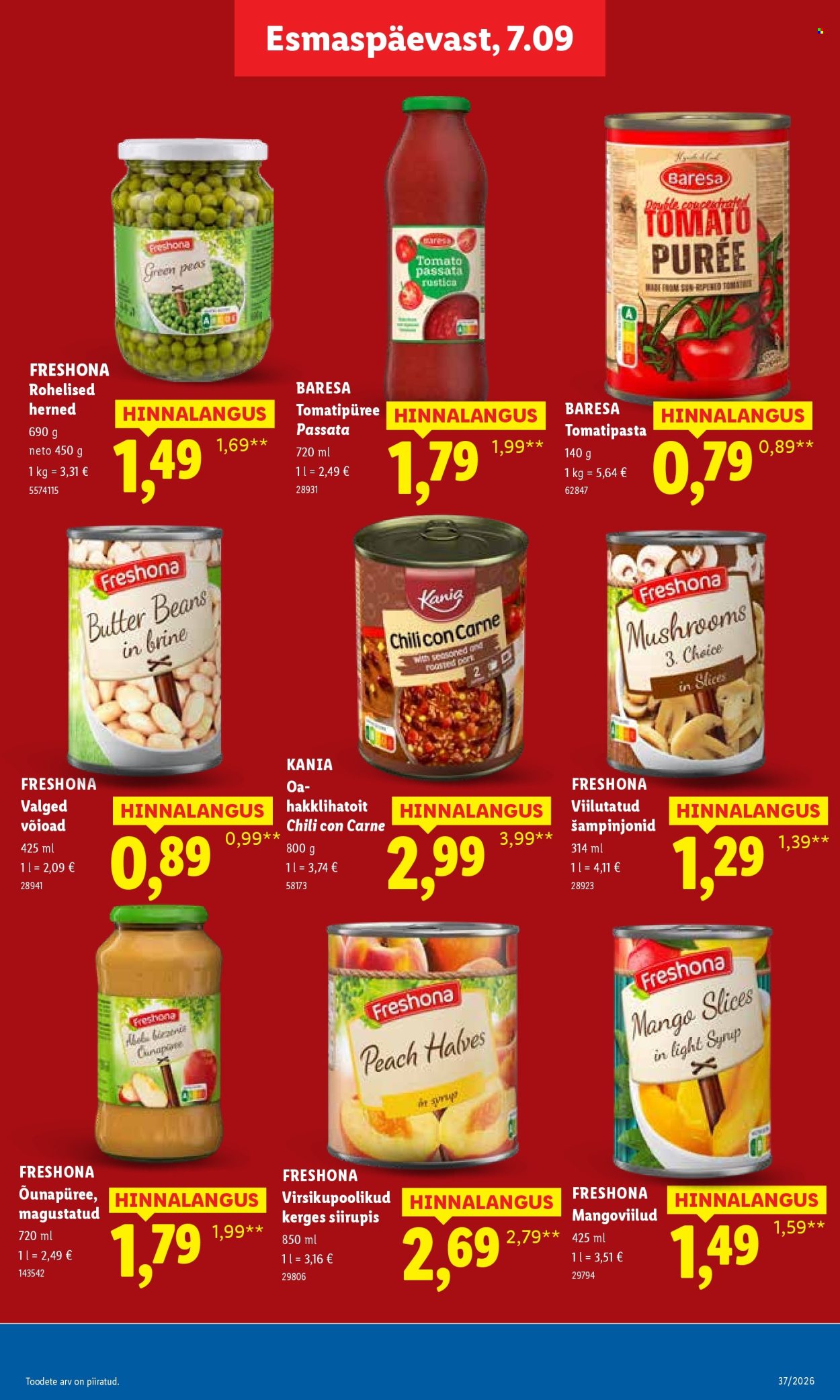 Lidl kliendileht (7.09 - 13.09.2026)
