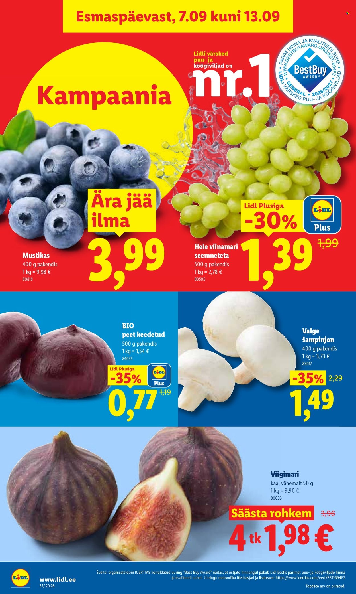 Lidl kliendileht (7.09 - 13.09.2026)