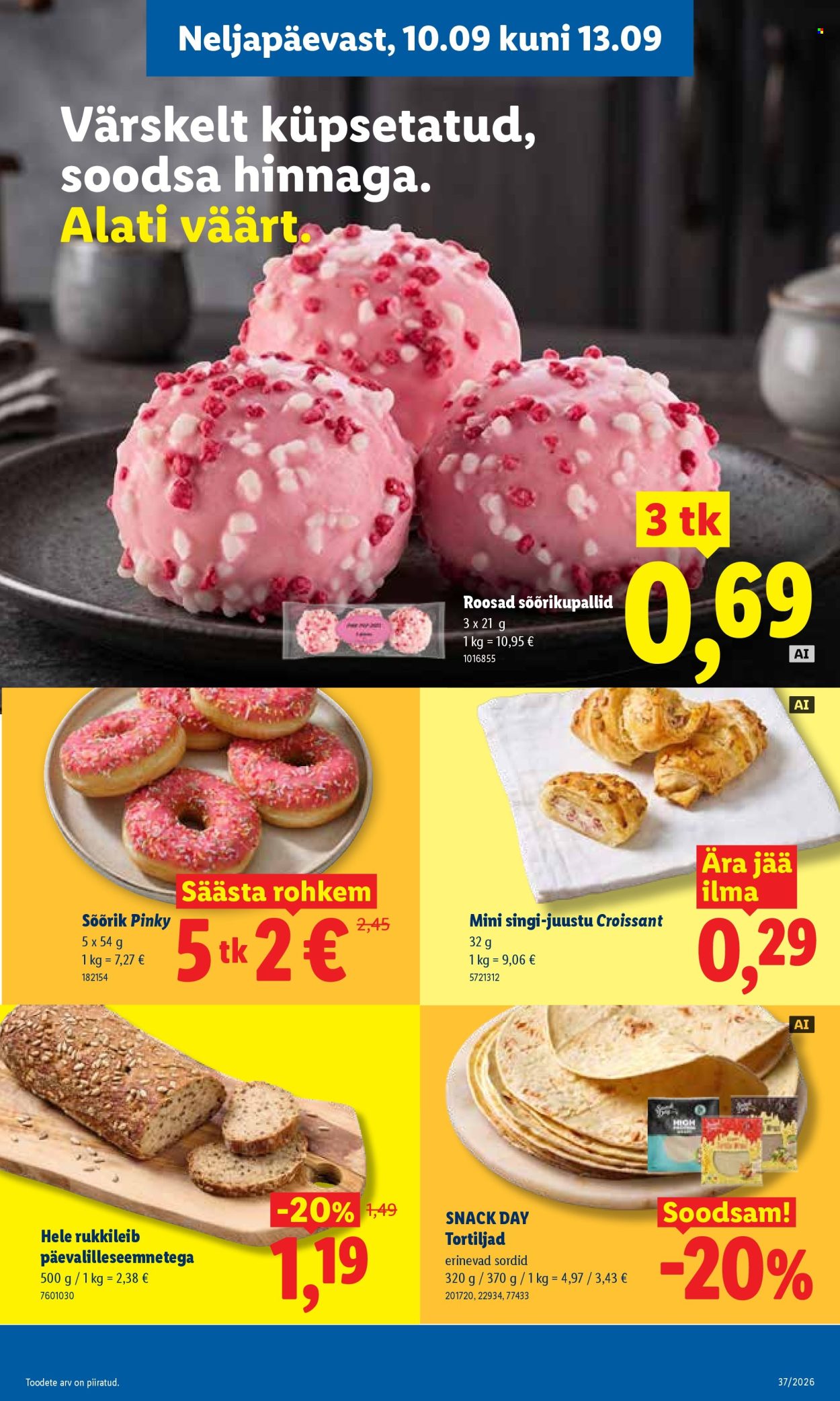 Lidl kliendileht (7.09 - 13.09.2026)