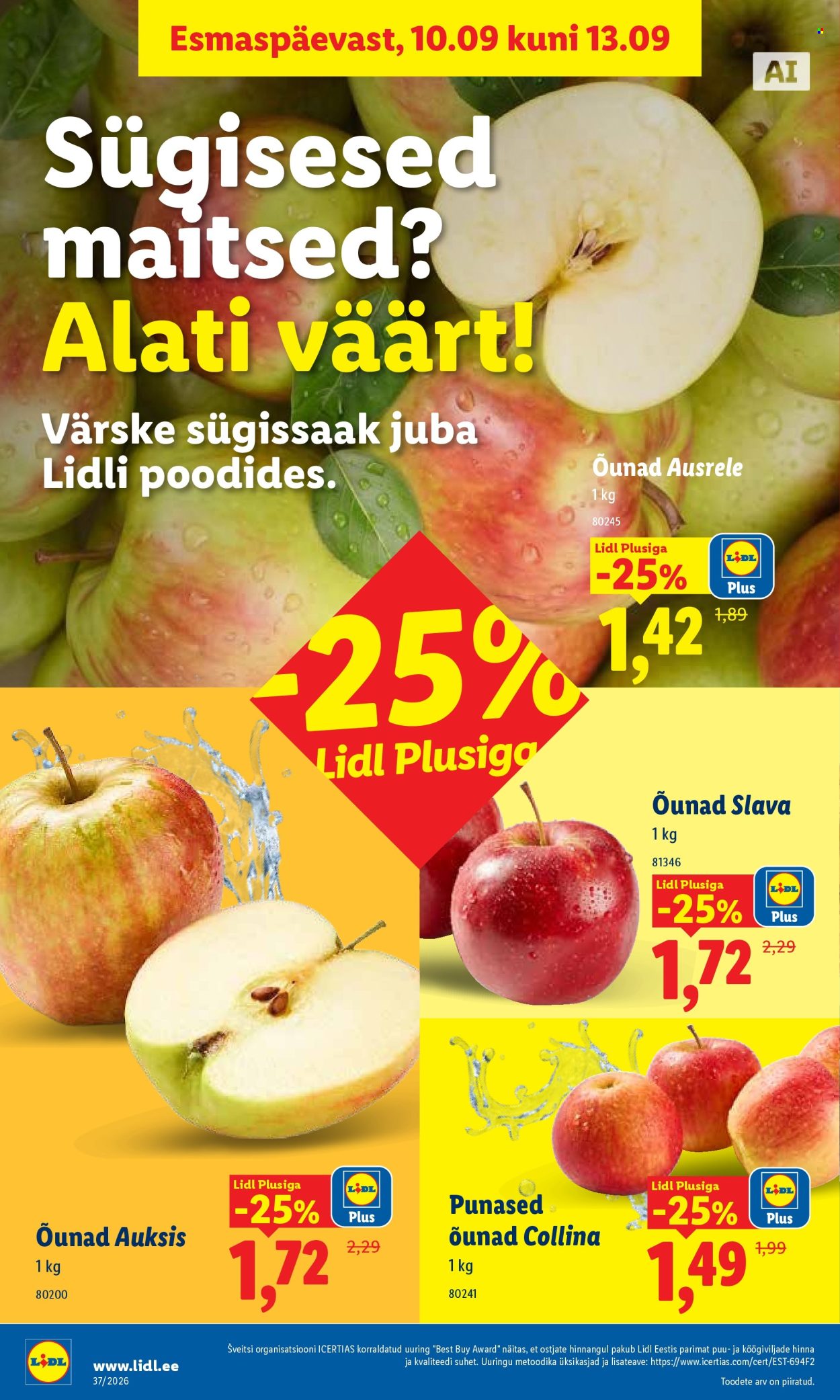 Lidl kliendileht (7.09 - 13.09.2026)