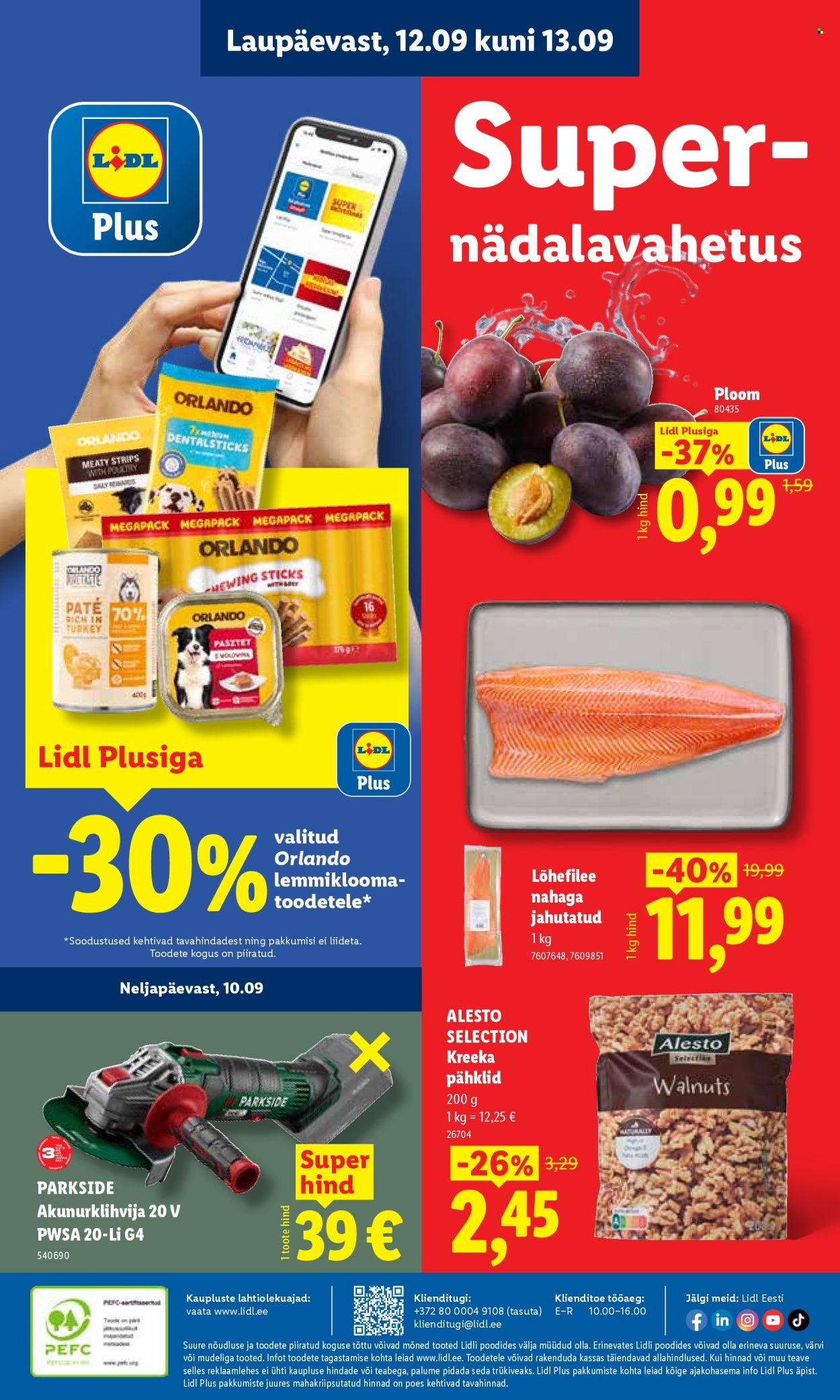 Lidl kliendileht (7.09 - 13.09.2026)