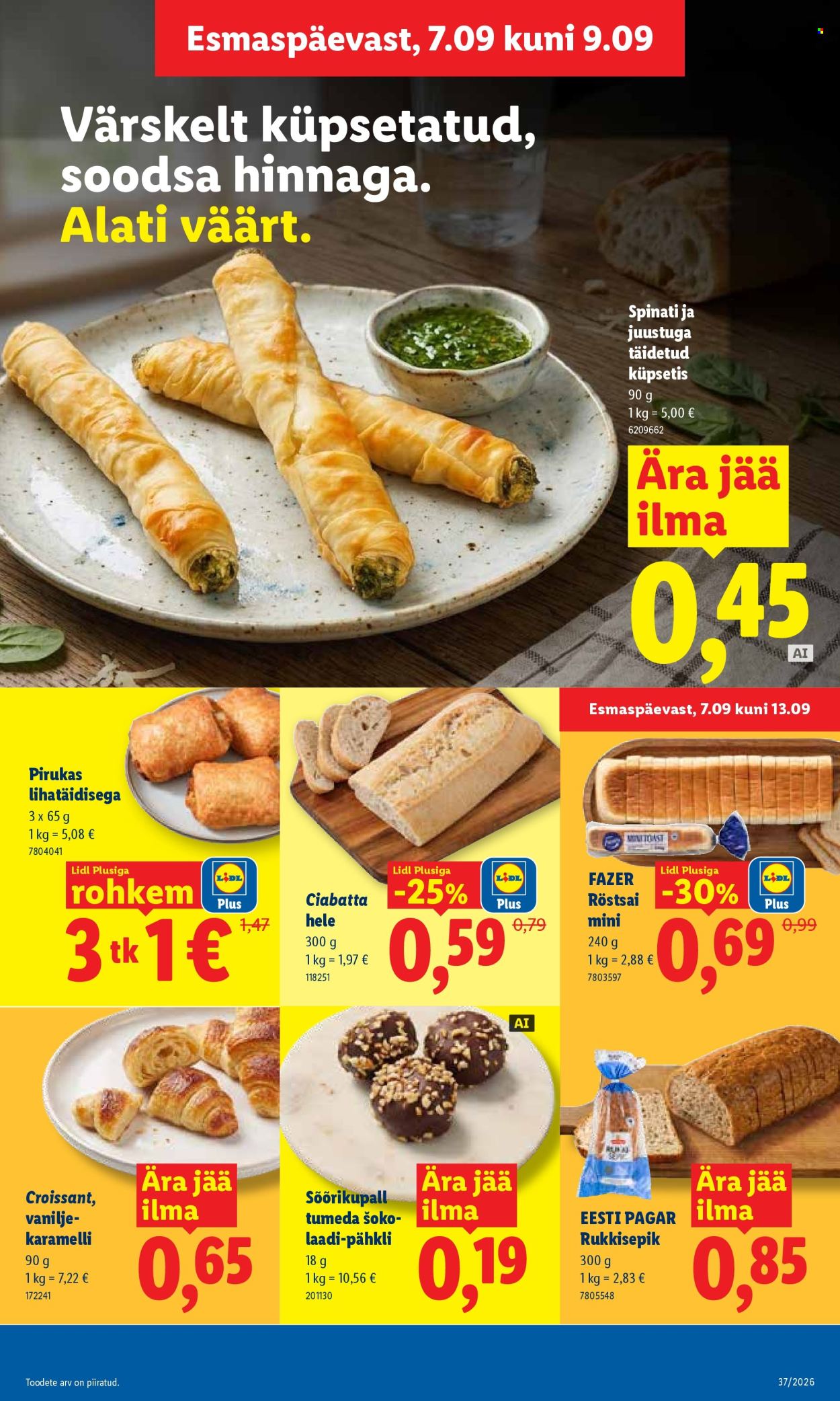 Lidl kliendileht (7.09 - 13.09.2026)