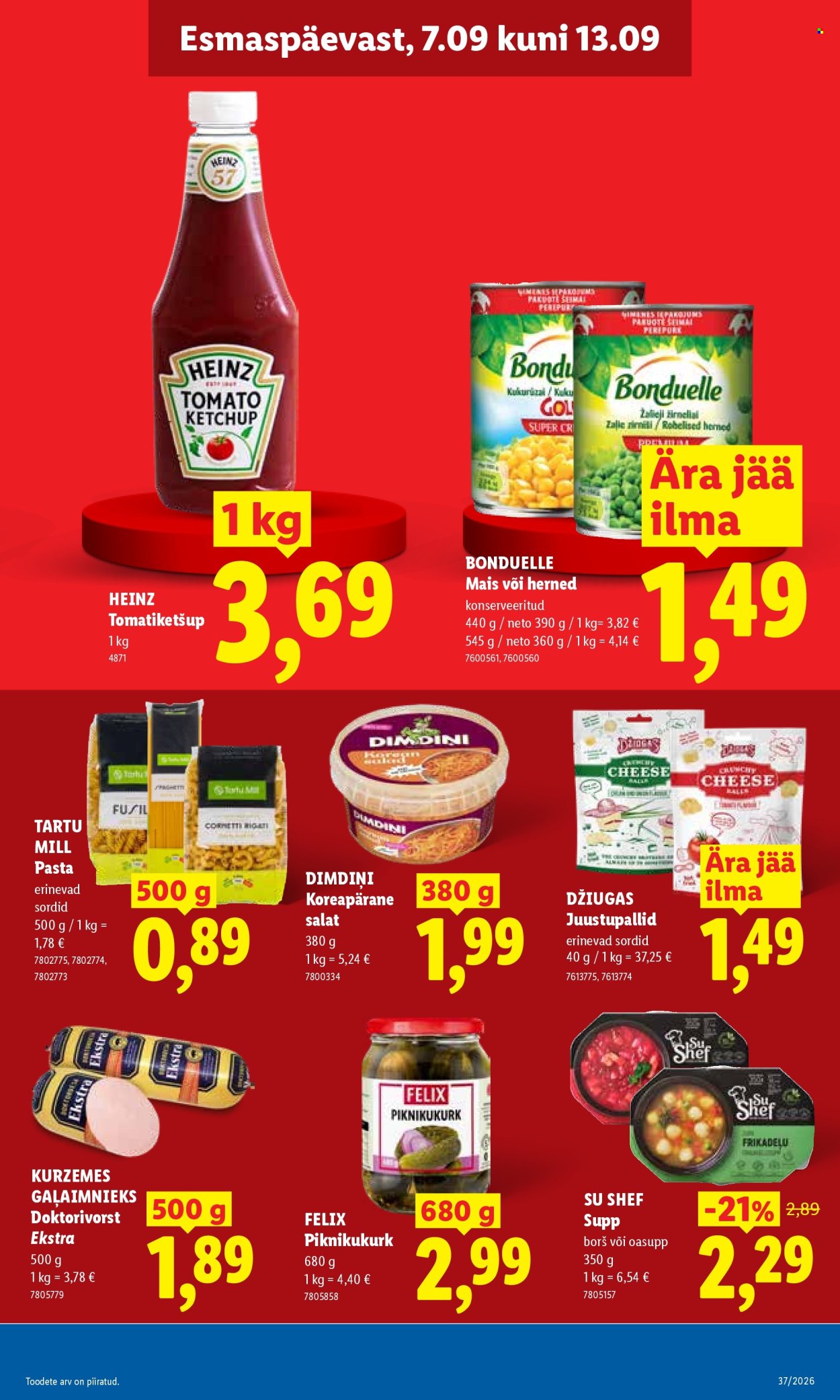 Lidl kliendileht (7.09 - 13.09.2026)