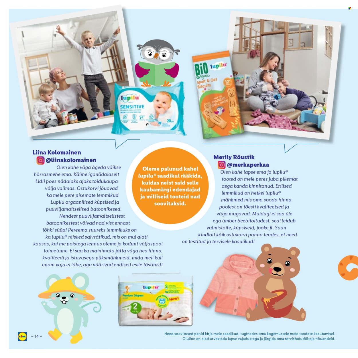 Lidl kliendileht - Lupilu