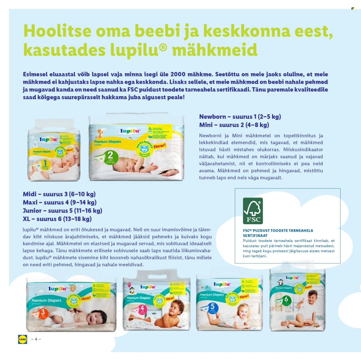 Lidl kliendileht - Lupilu