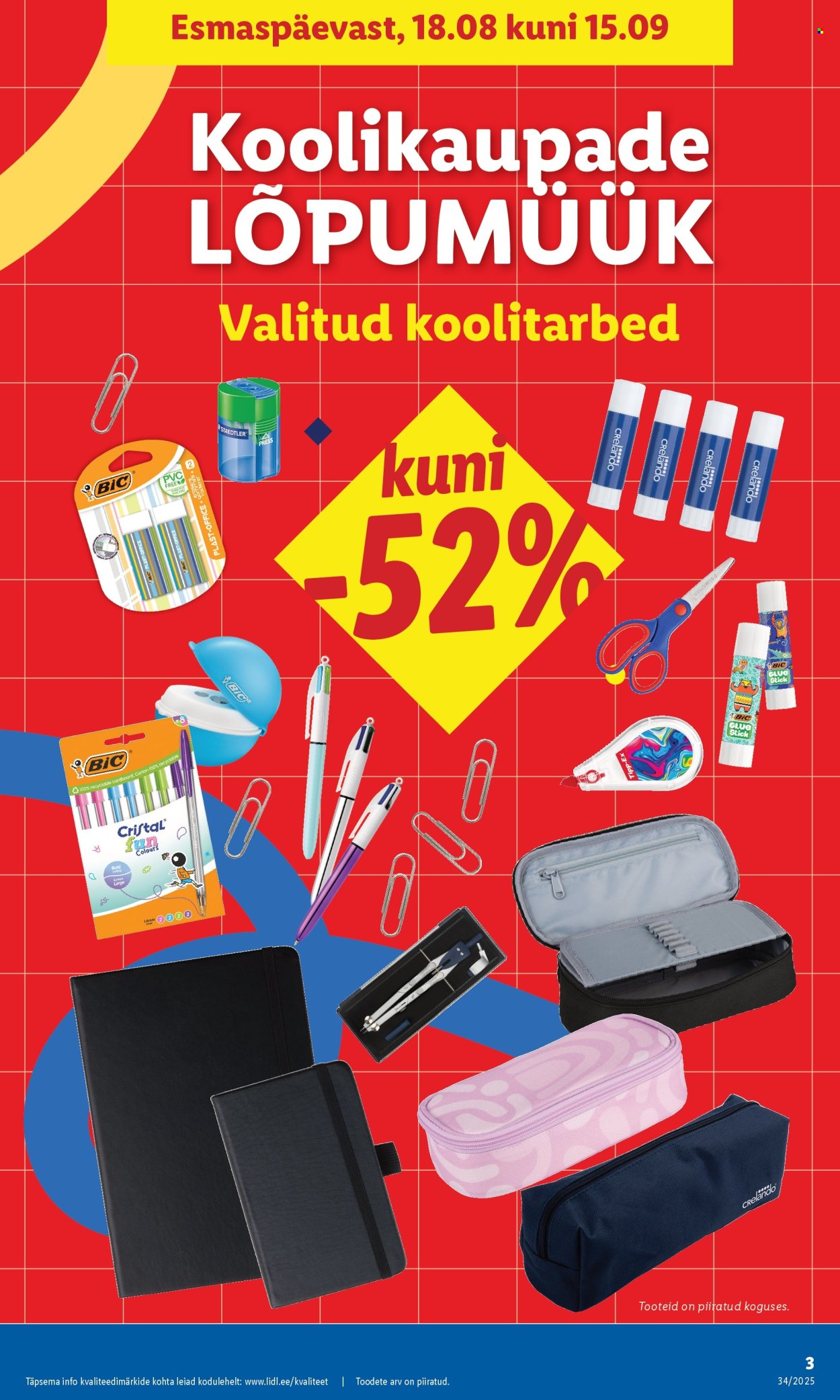 Lidl kliendileht - Tööstuskaupade pakkumised (18.08 - 24.08.2025)