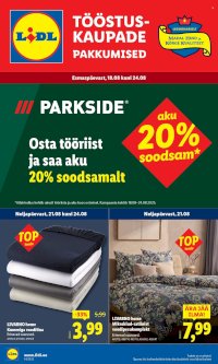 Lidl kliendileht - Tööstuskaupade pakkumised (18.08 - 24.08.2025)