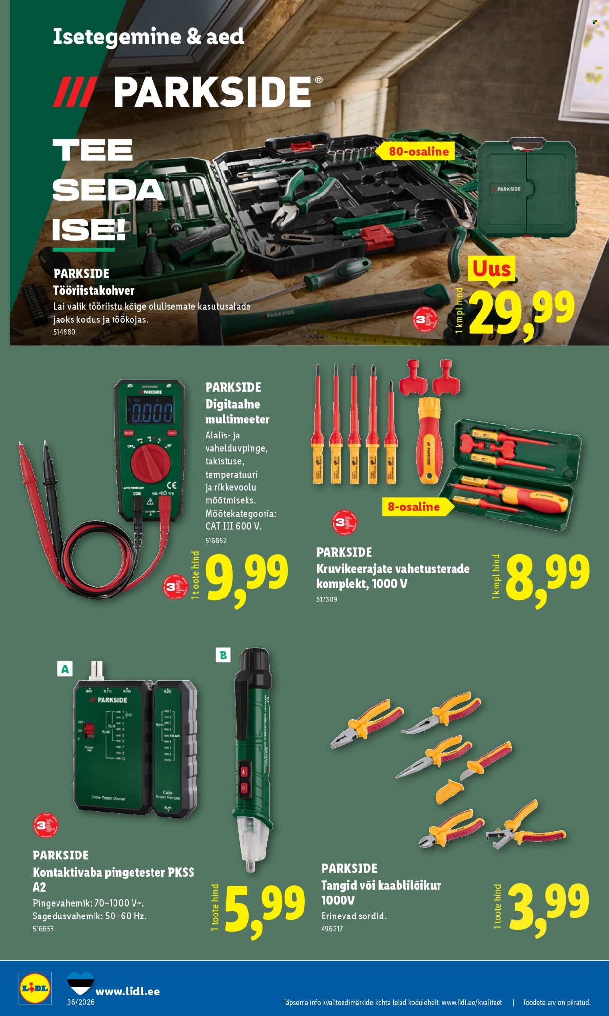 Lidl kliendileht (31.08 - 6.09.2026)