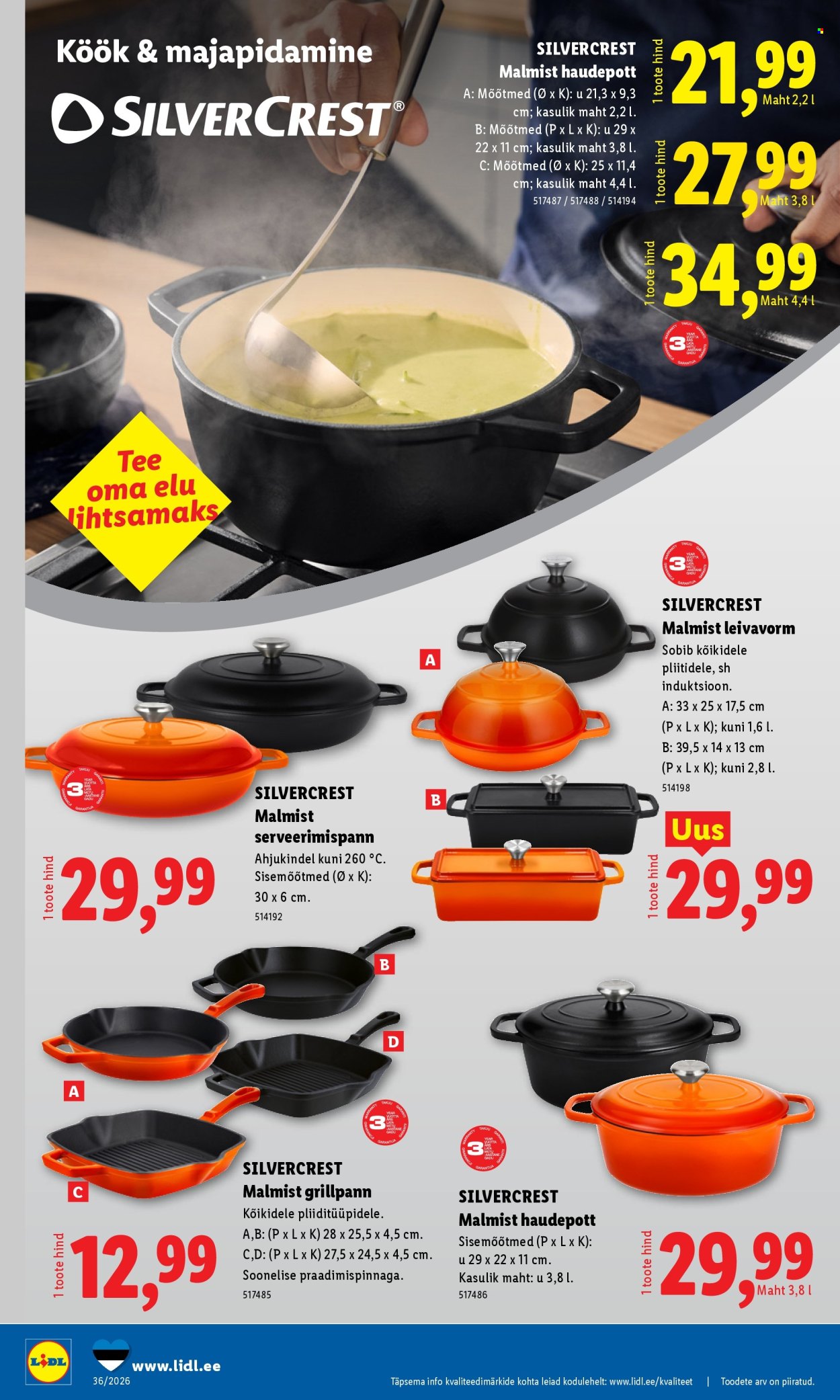 Lidl kliendileht (31.08 - 6.09.2026)