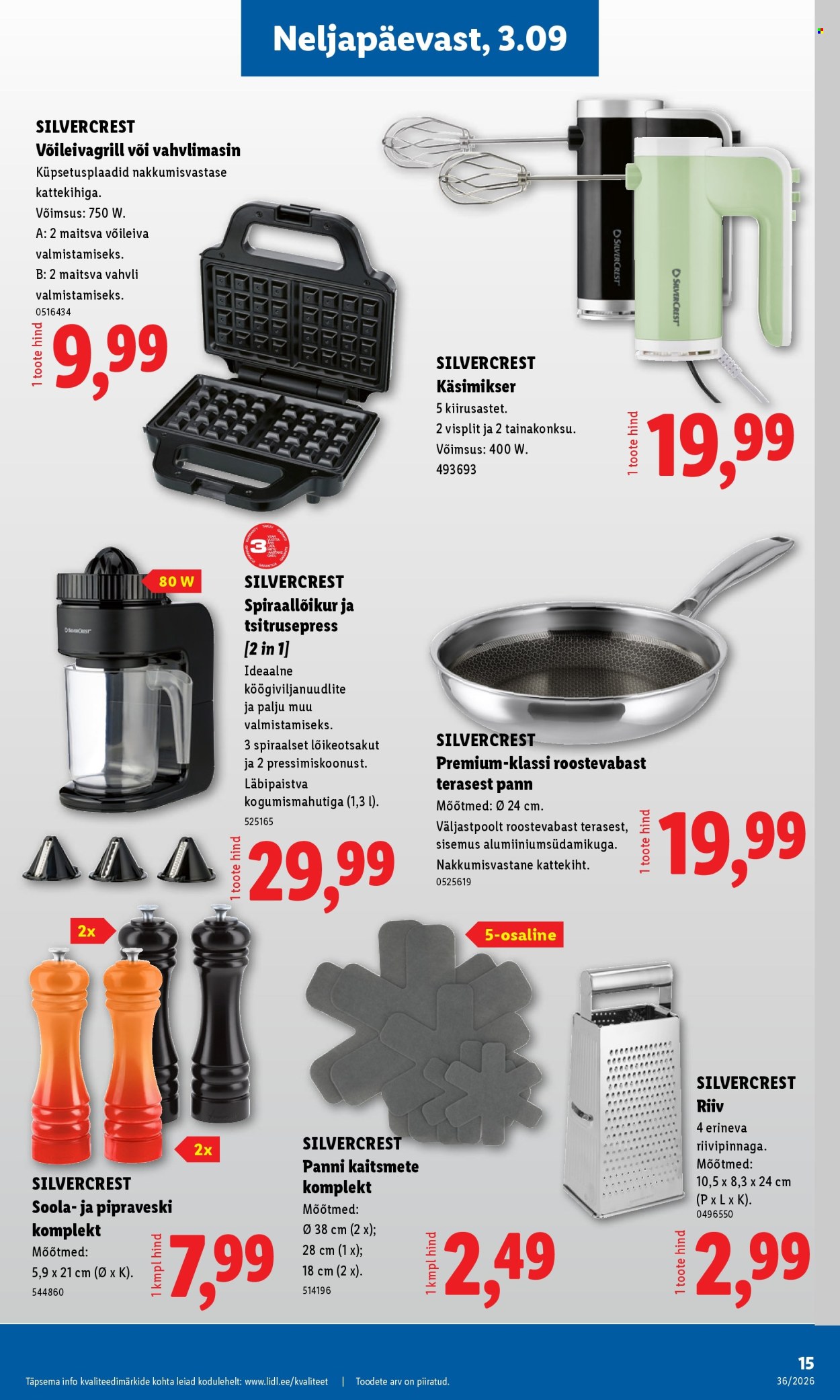 Lidl kliendileht (31.08 - 6.09.2026)