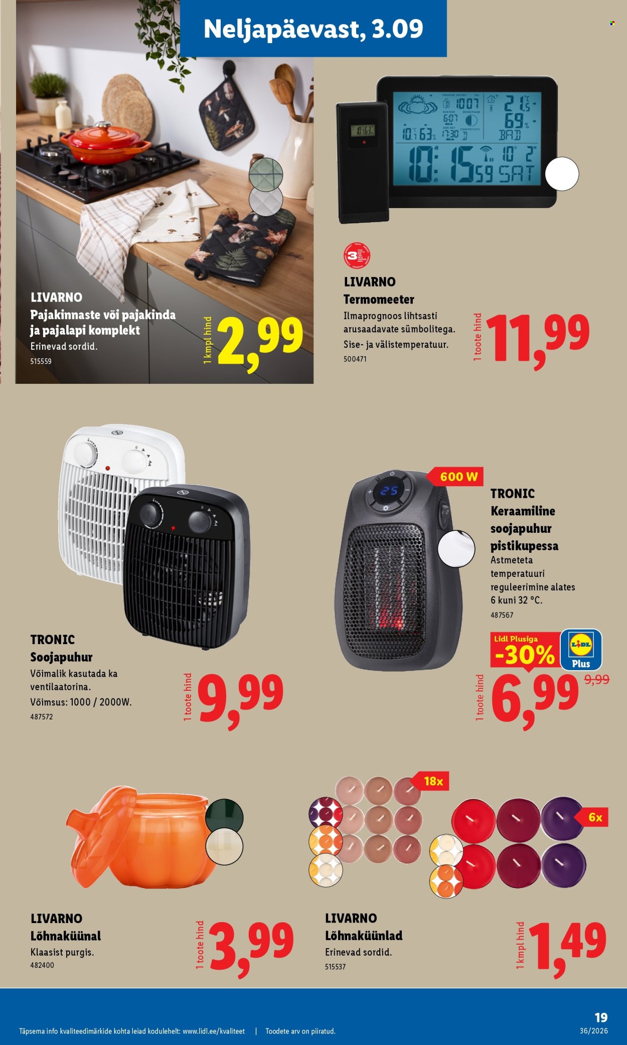 Lidl kliendileht (31.08 - 6.09.2026)
