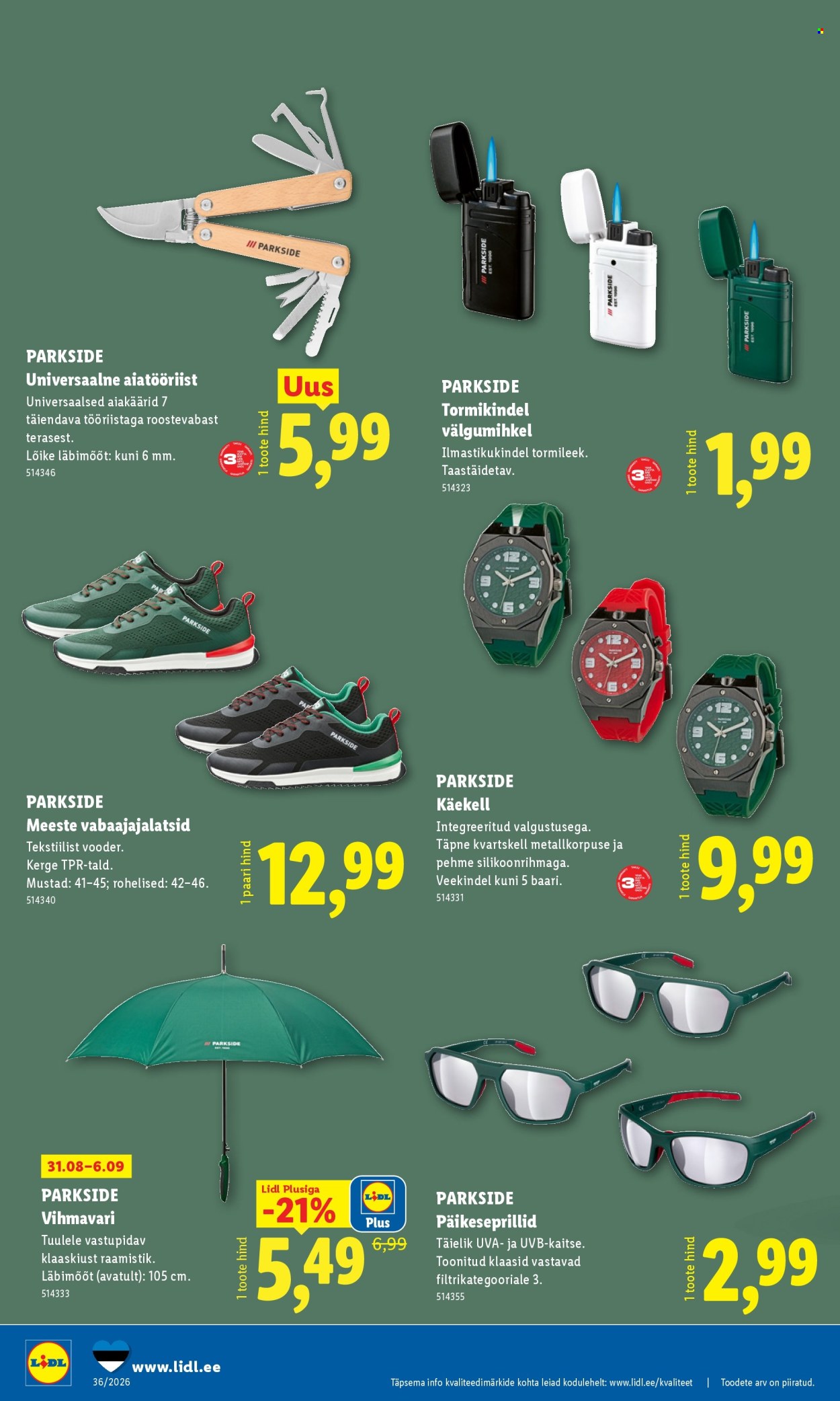 Lidl kliendileht (31.08 - 6.09.2026)