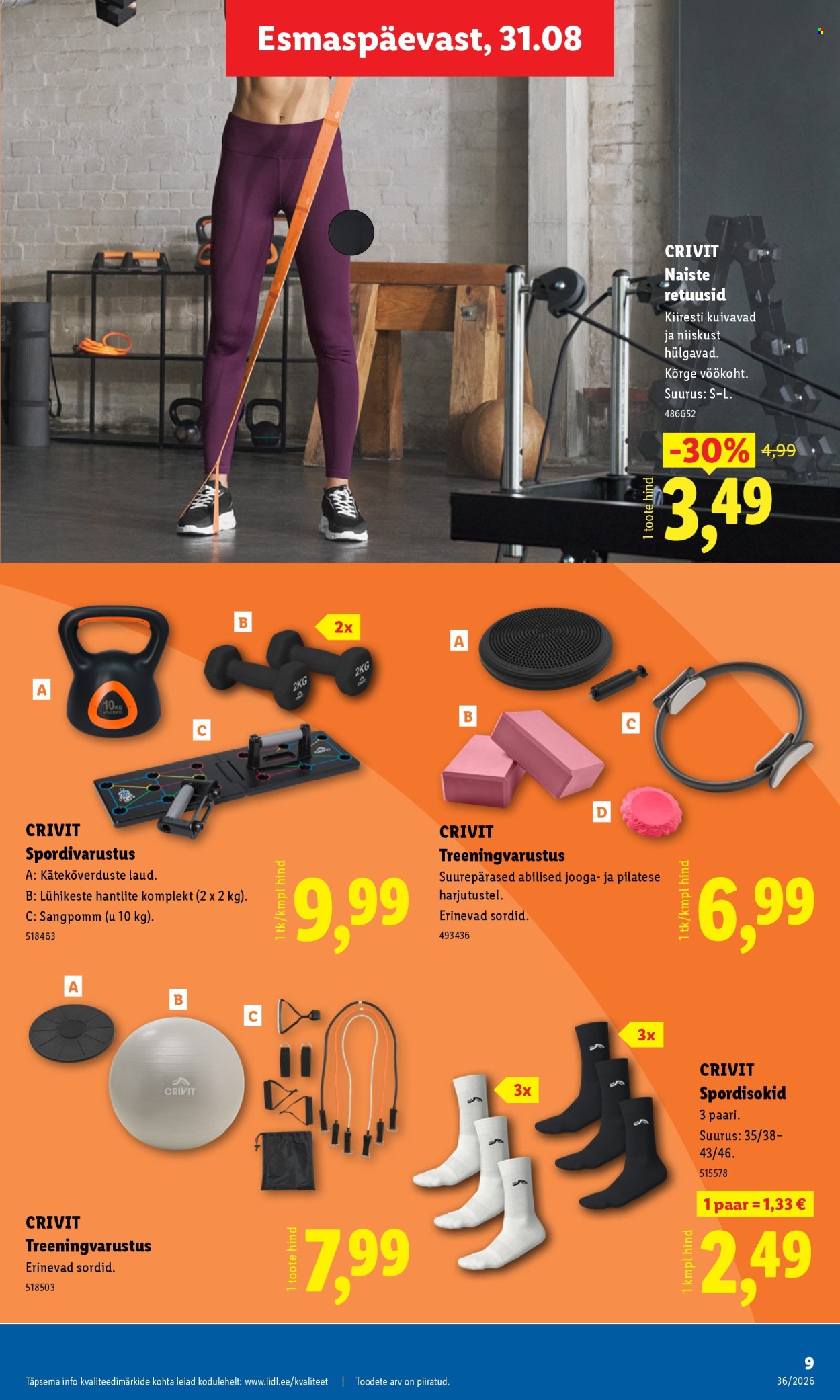 Lidl kliendileht (31.08 - 6.09.2026)