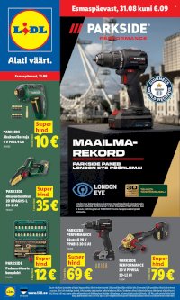 Lidl kliendileht (31.08 - 6.09.2026)