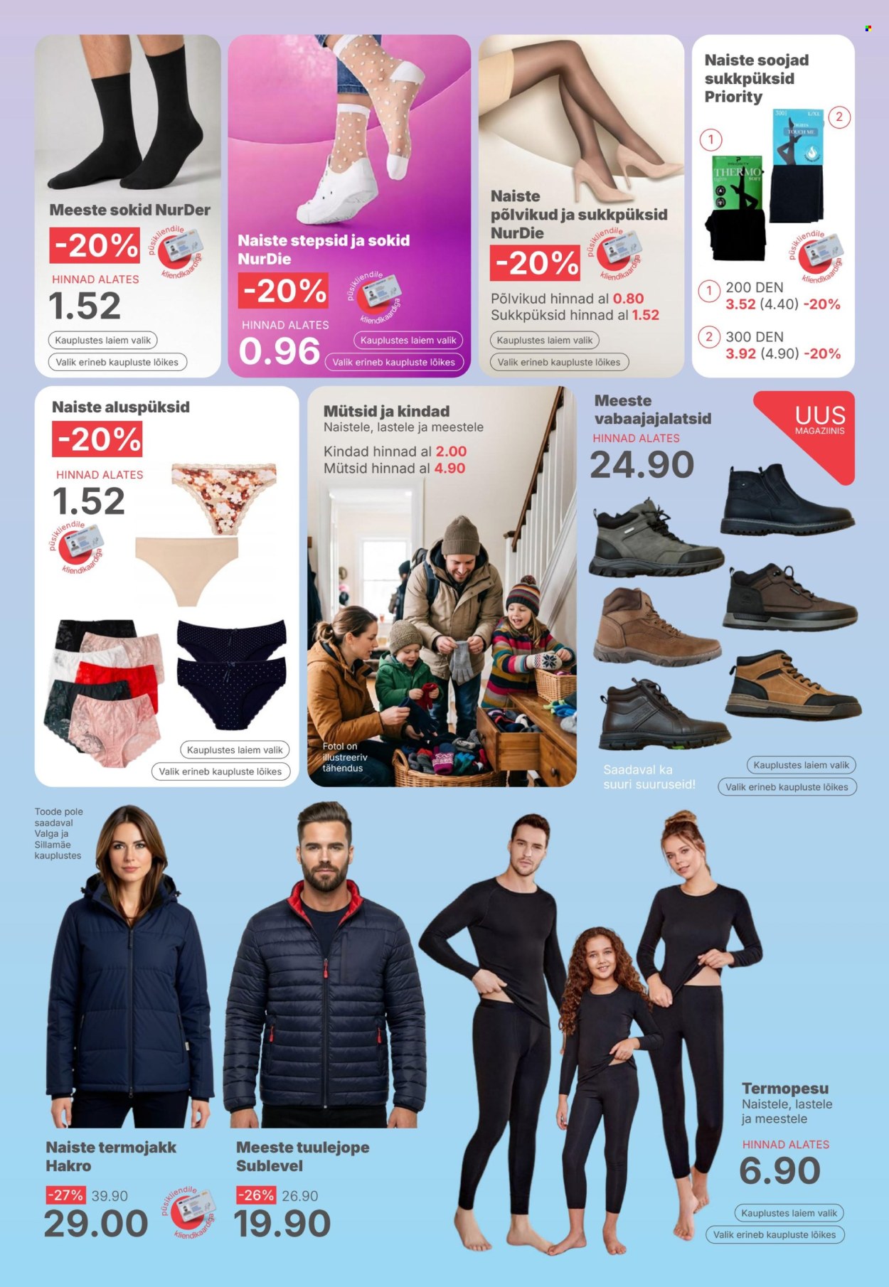 Magaziin kliendileht (1.10 - 28.10.2026)