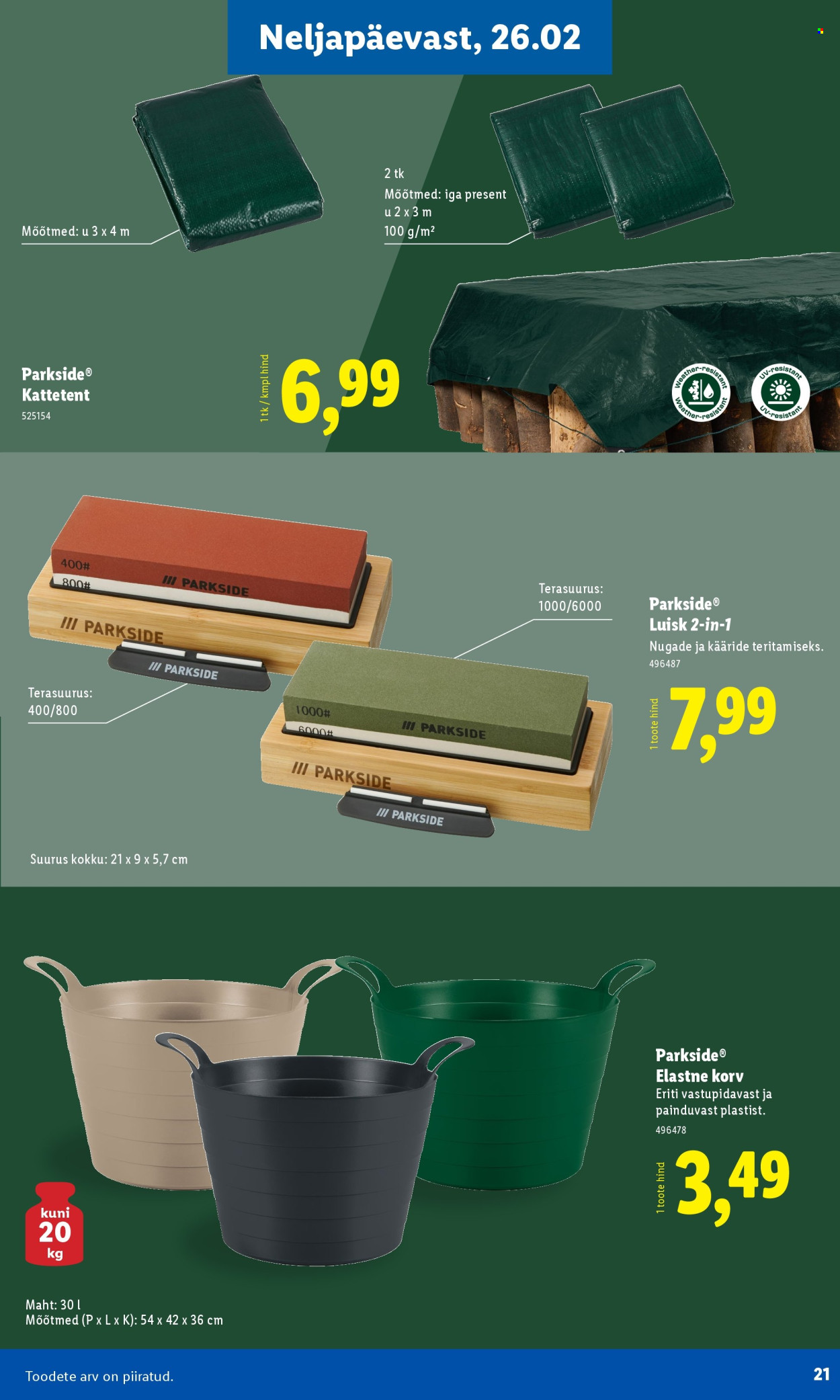 Lidl kliendileht - Aiakataloog (16.02 - 26.02.2026)