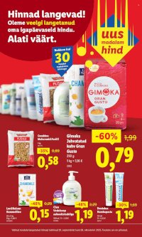 Lidl kliendileht - Hinnad langevad! Uus madalam hind (29.09 - 28.10.2025)