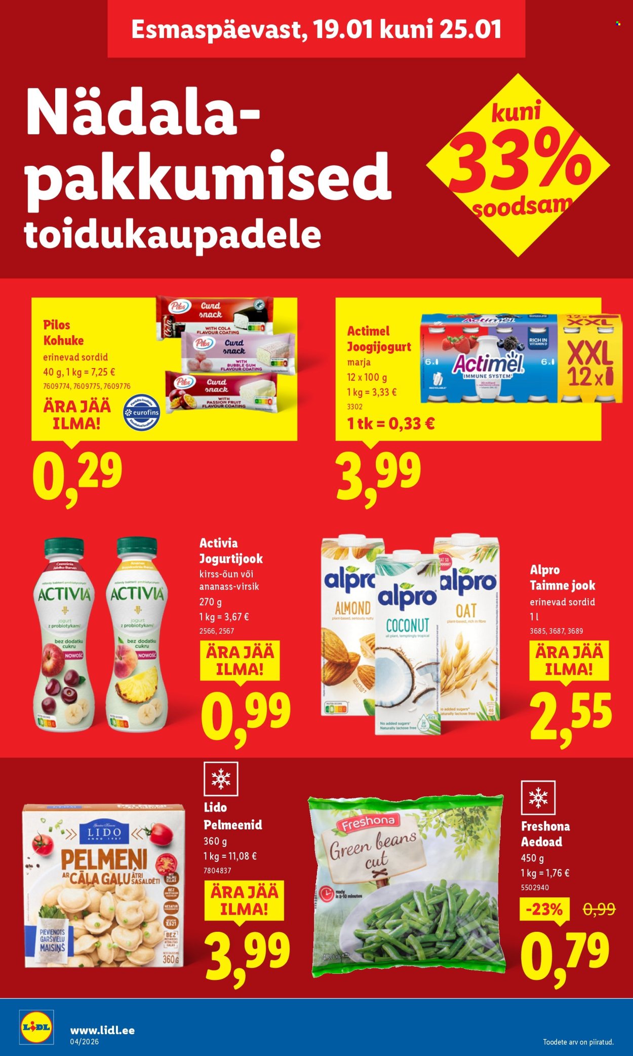 Lidl kliendileht - Kliendileht (19.01 - 25.01.2026)