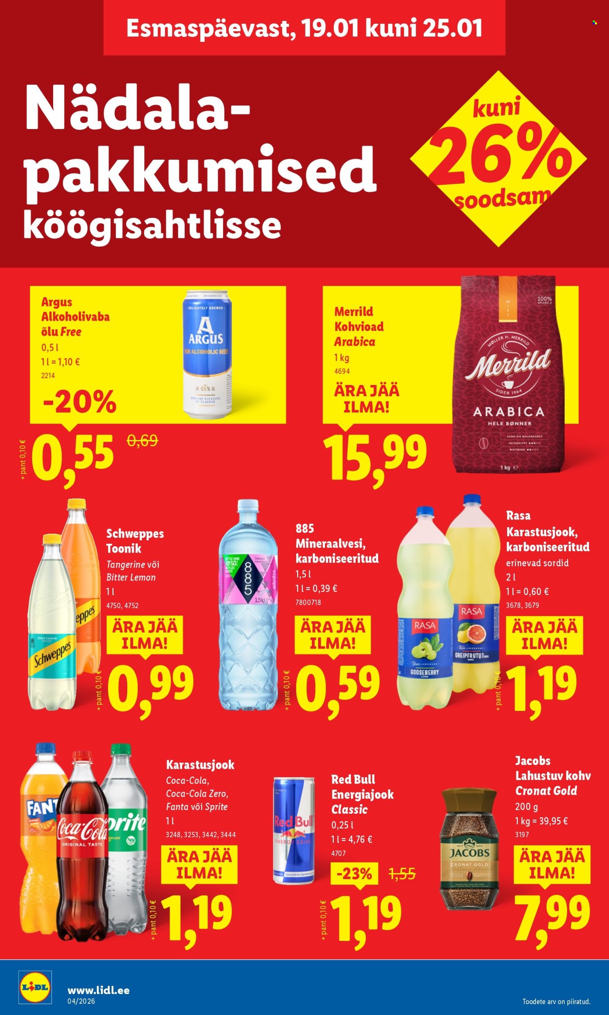 Lidl kliendileht - Kliendileht (19.01 - 25.01.2026)