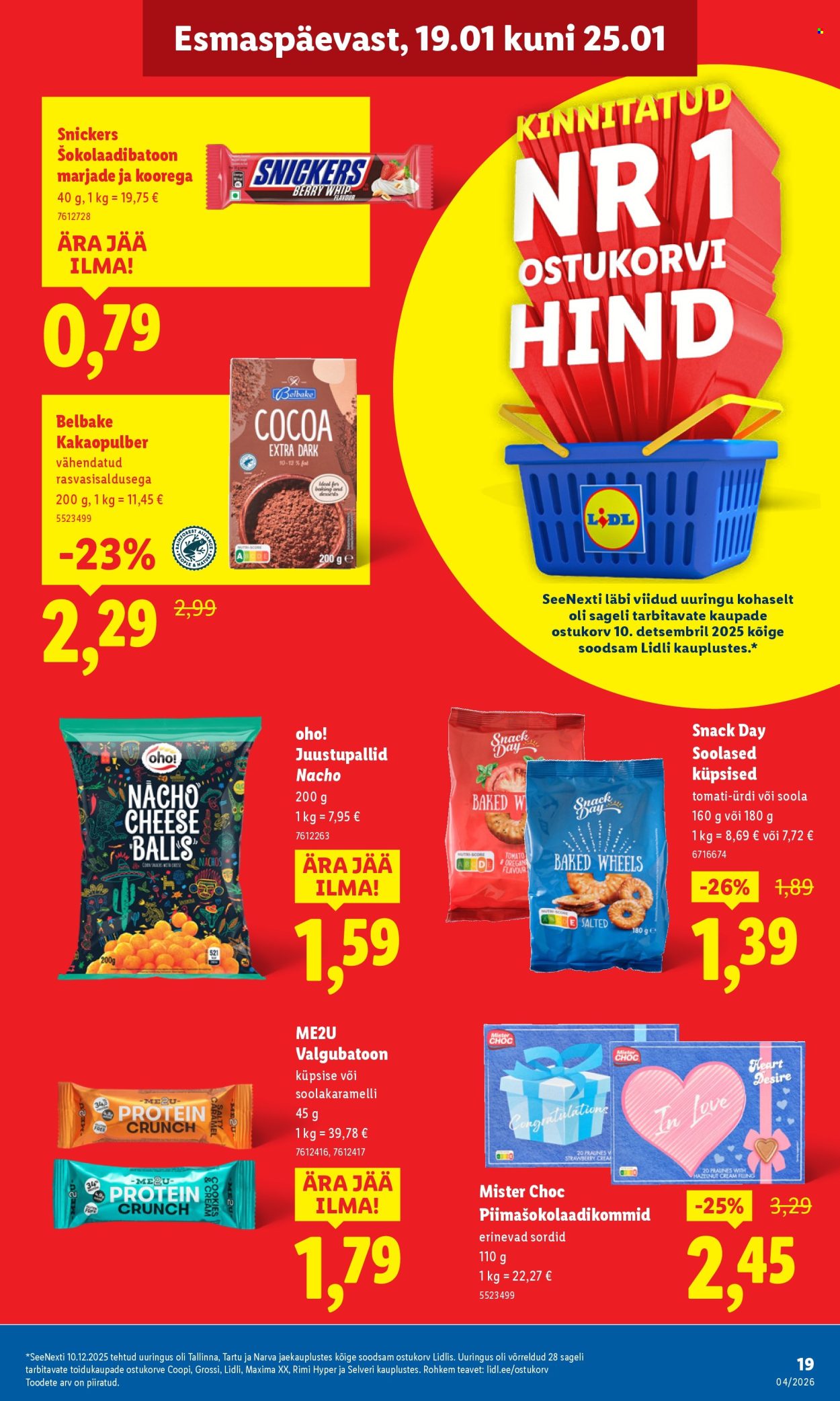 Lidl kliendileht - Kliendileht (19.01 - 25.01.2026)