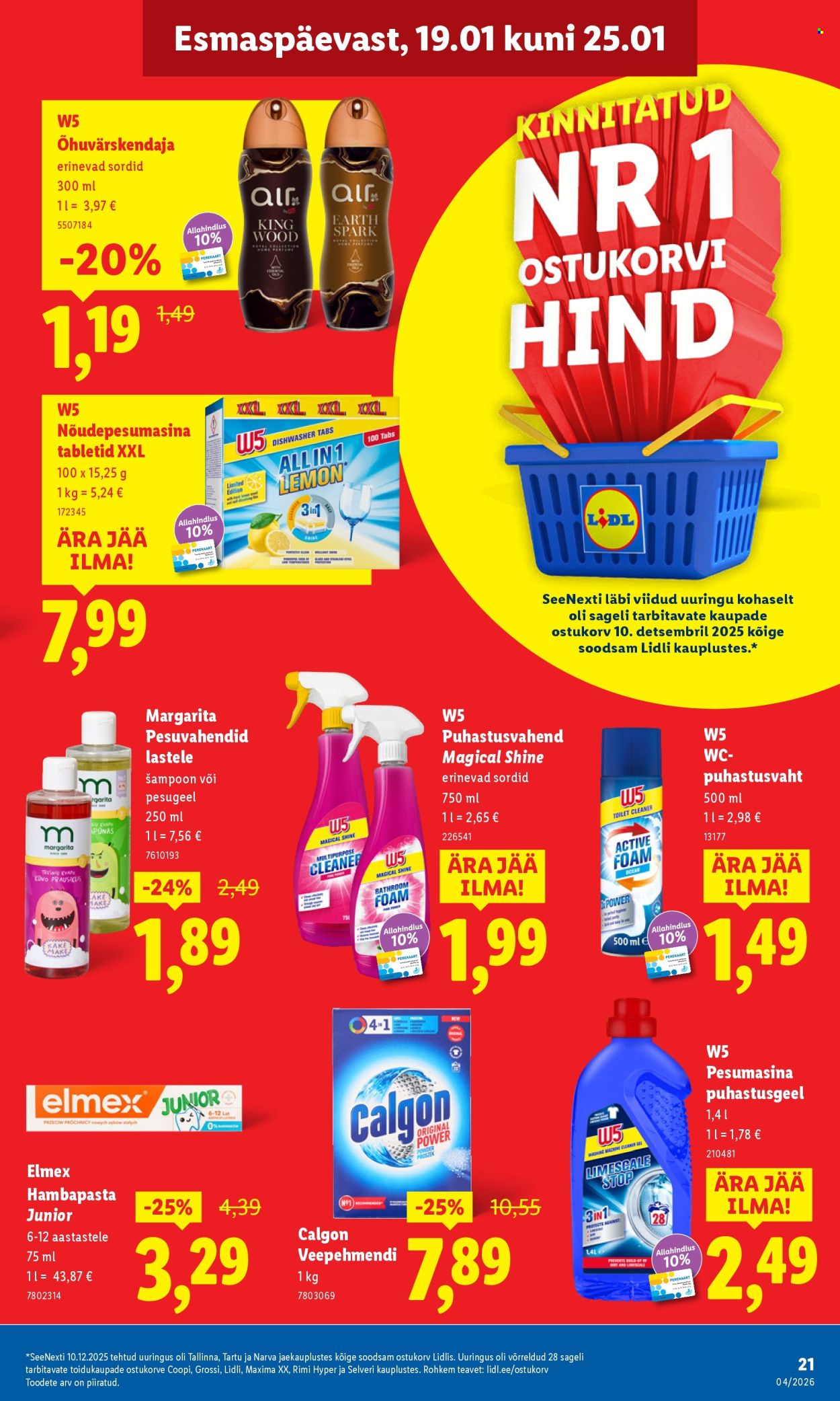 Lidl kliendileht - Kliendileht (19.01 - 25.01.2026)