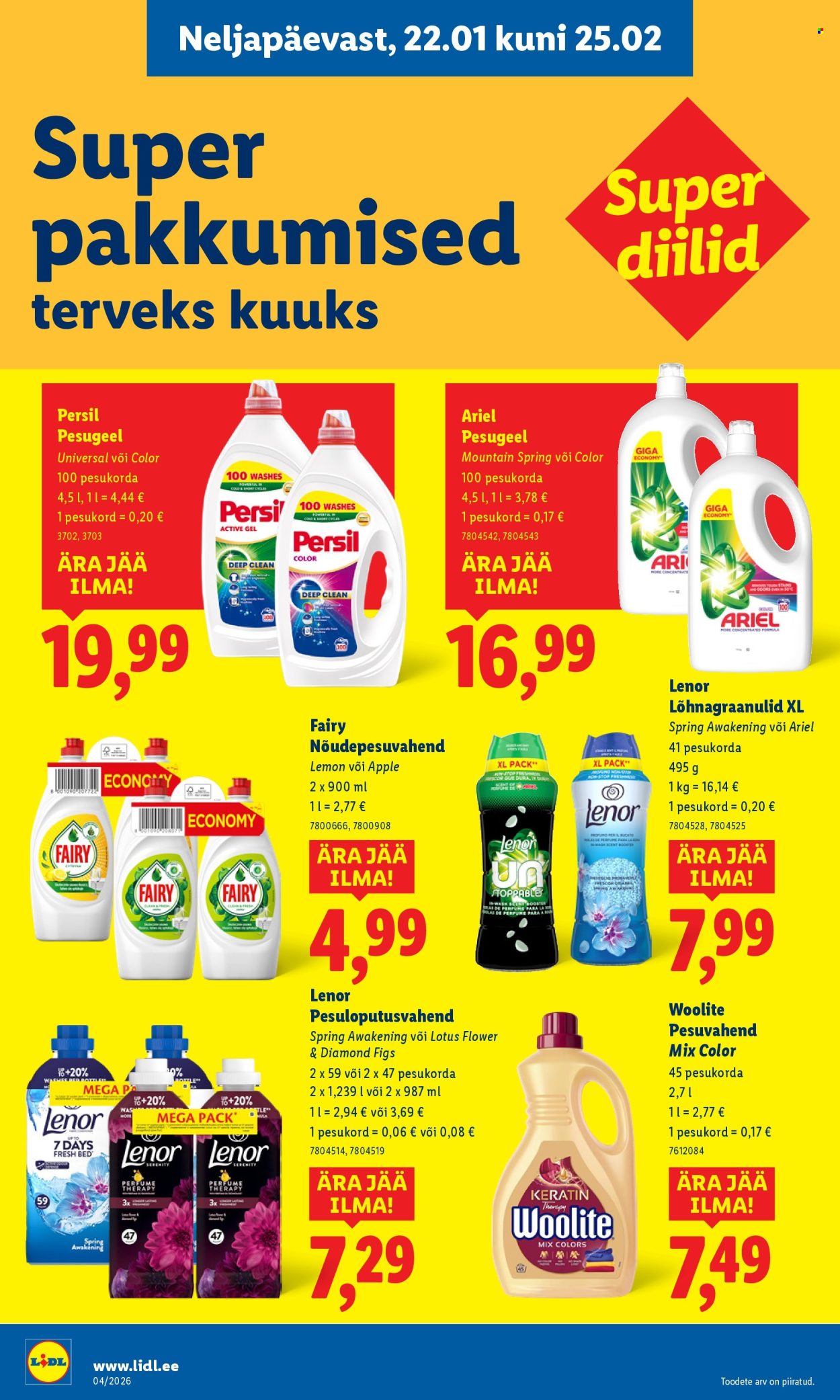 Lidl kliendileht - Kliendileht (19.01 - 25.01.2026)