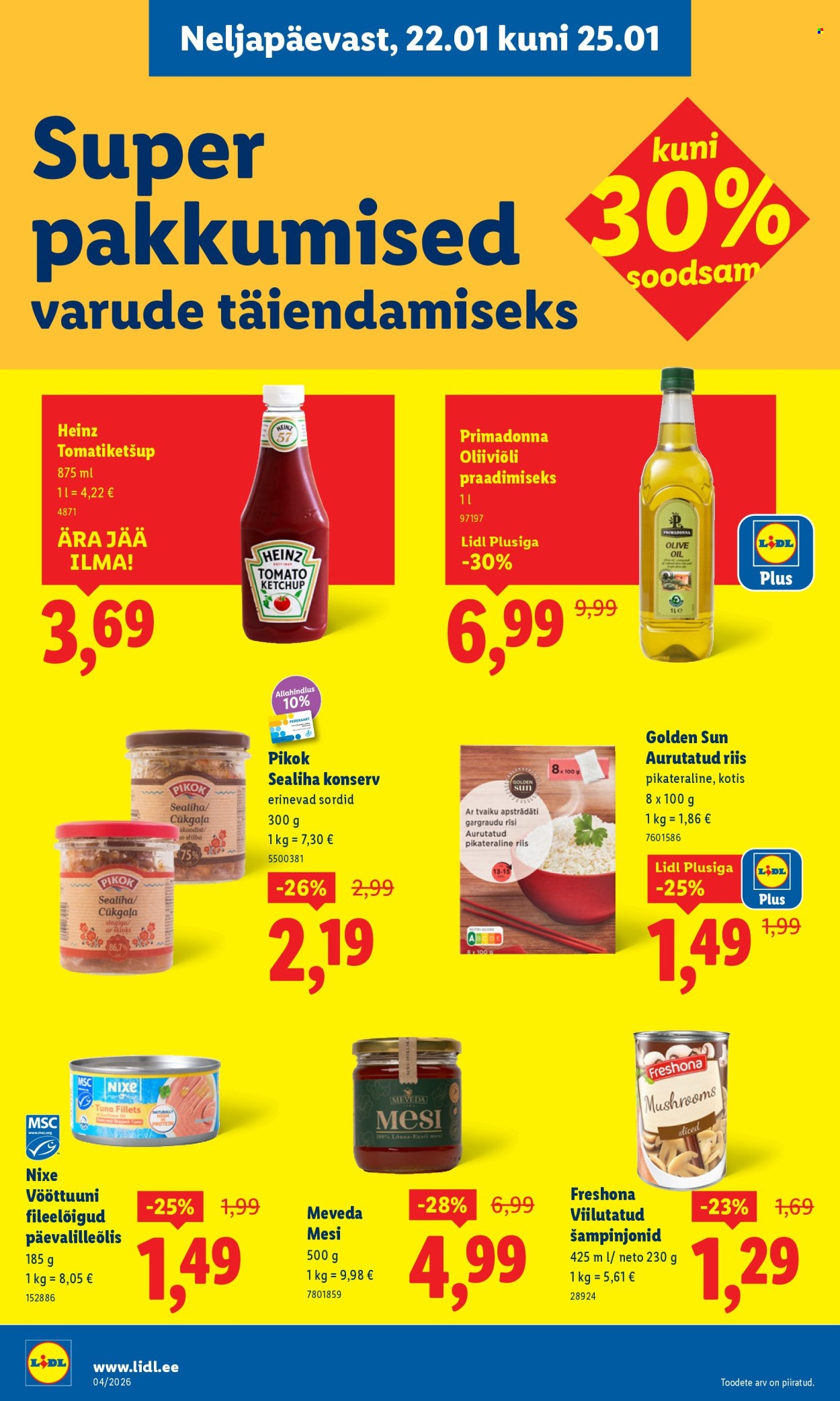 Lidl kliendileht - Kliendileht (19.01 - 25.01.2026)
