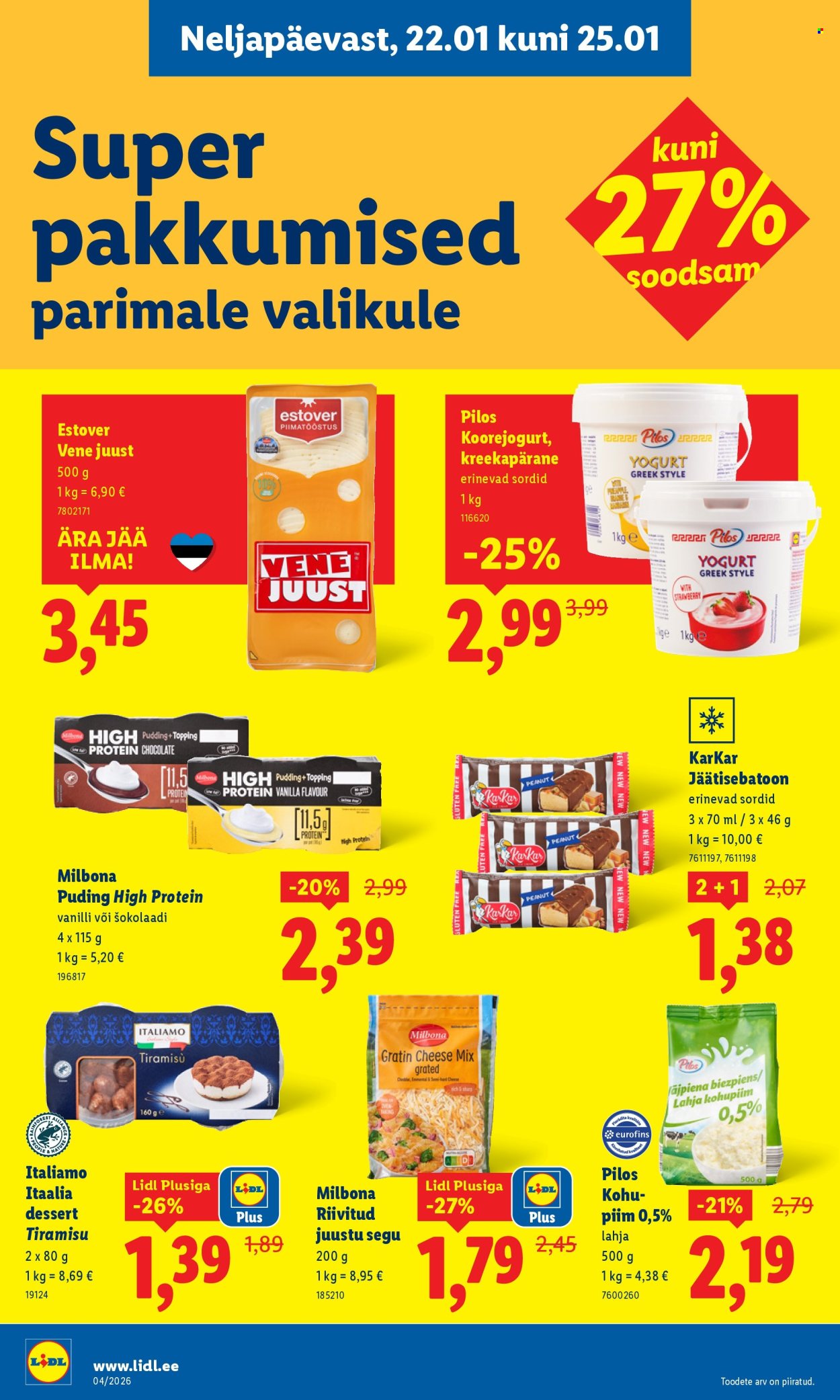 Lidl kliendileht - Kliendileht (19.01 - 25.01.2026)