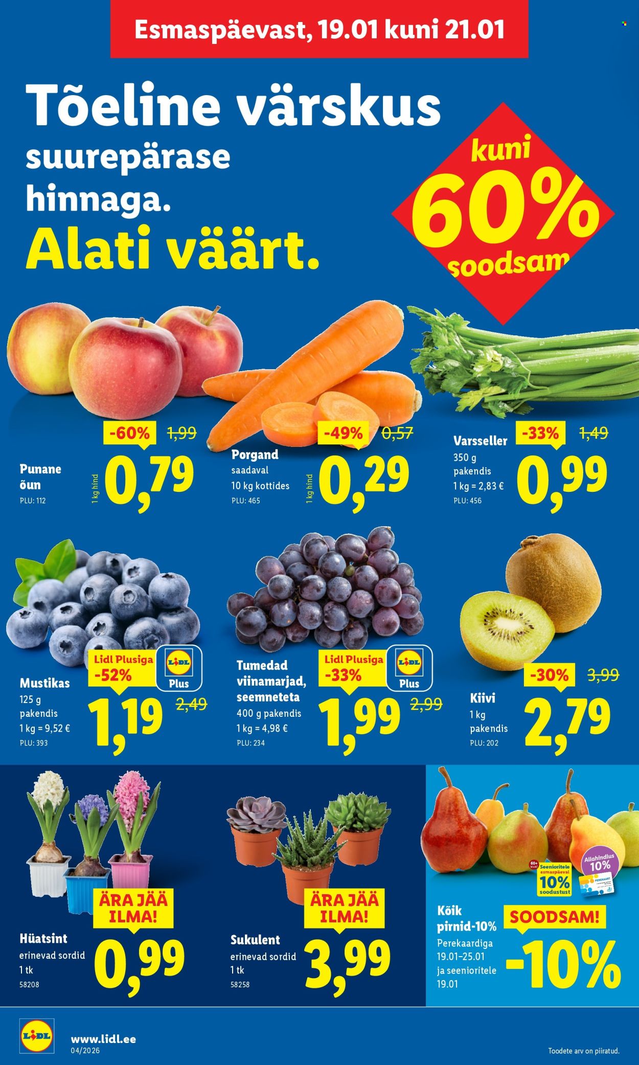 Lidl kliendileht - Kliendileht (19.01 - 25.01.2026)