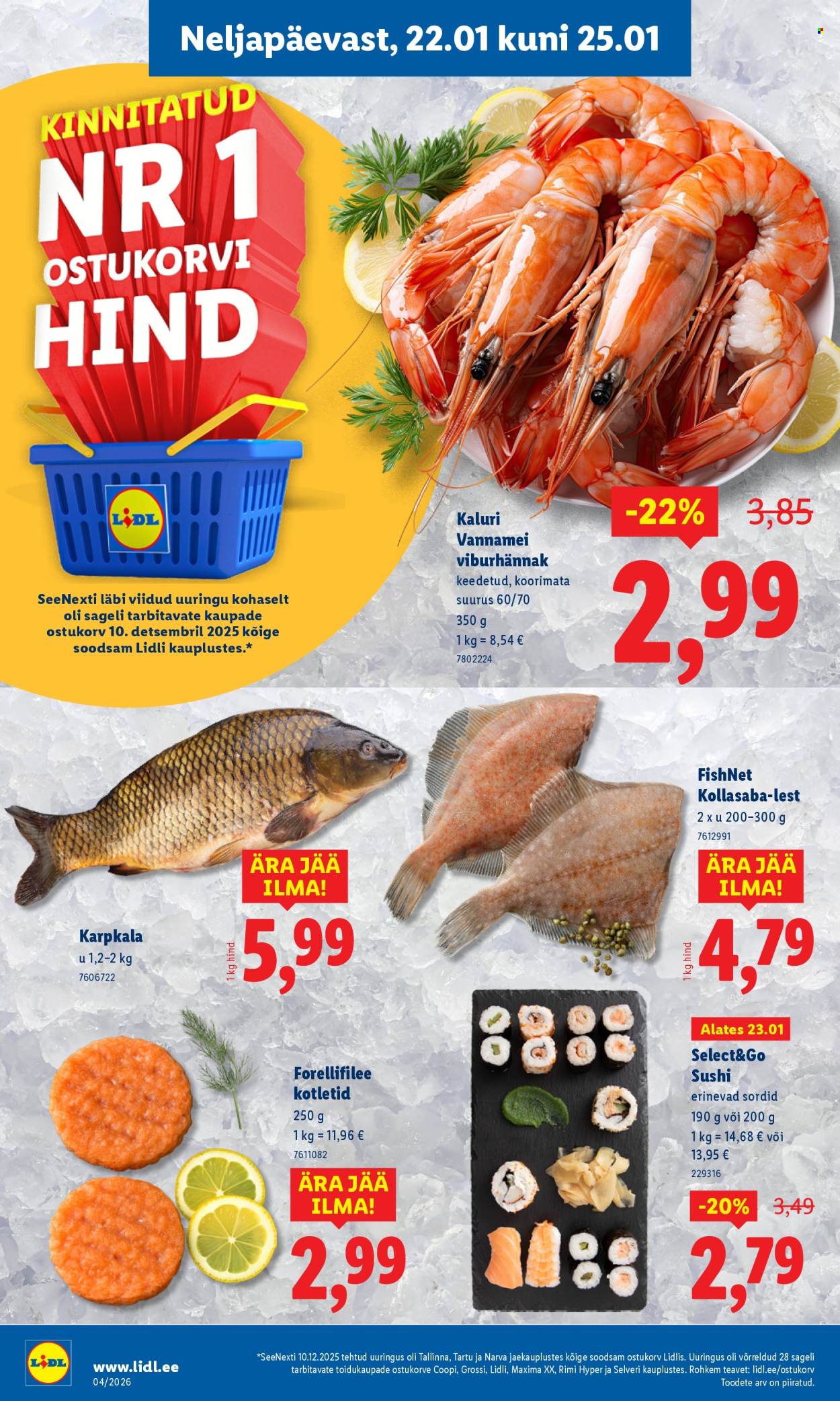 Lidl kliendileht - Kliendileht (19.01 - 25.01.2026)