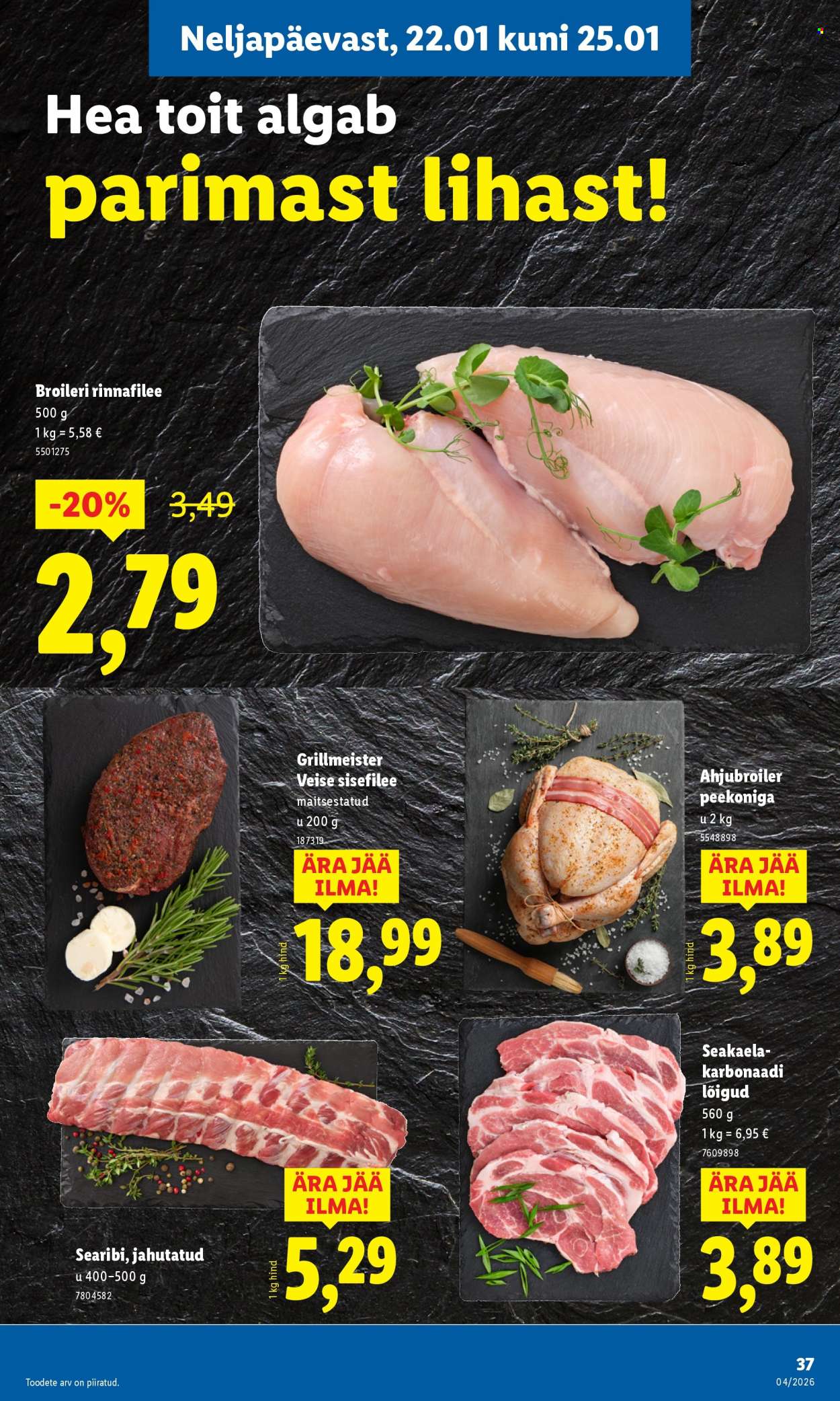 Lidl kliendileht - Kliendileht (19.01 - 25.01.2026)