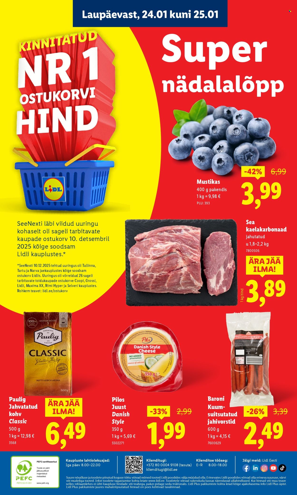 Lidl kliendileht - Kliendileht (19.01 - 25.01.2026)