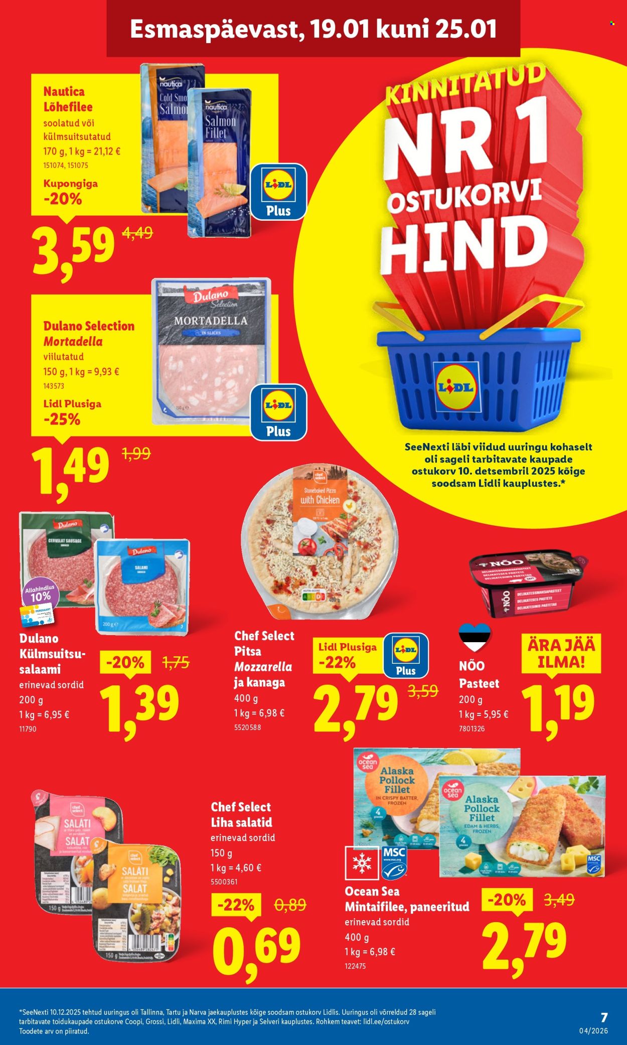 Lidl kliendileht - Kliendileht (19.01 - 25.01.2026)