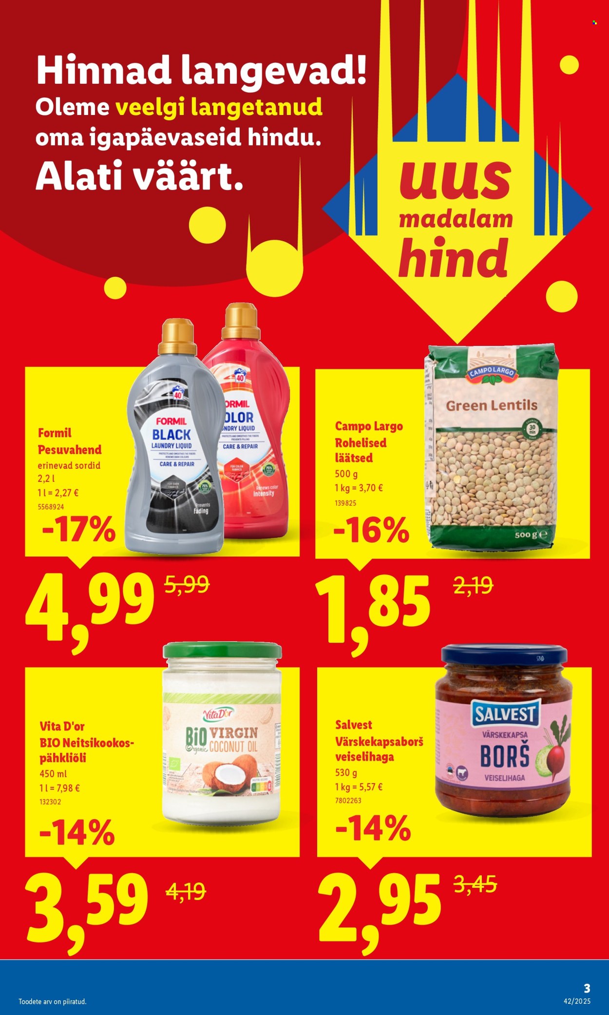 Lidl kliendileht - Kliendileht (13.10 - 19.10.2025)