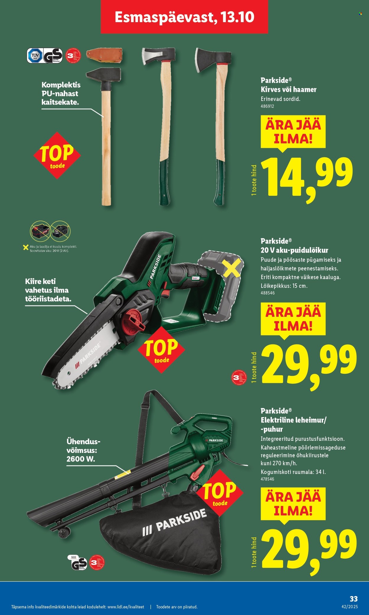 Lidl kliendileht - Kliendileht (13.10 - 19.10.2025)