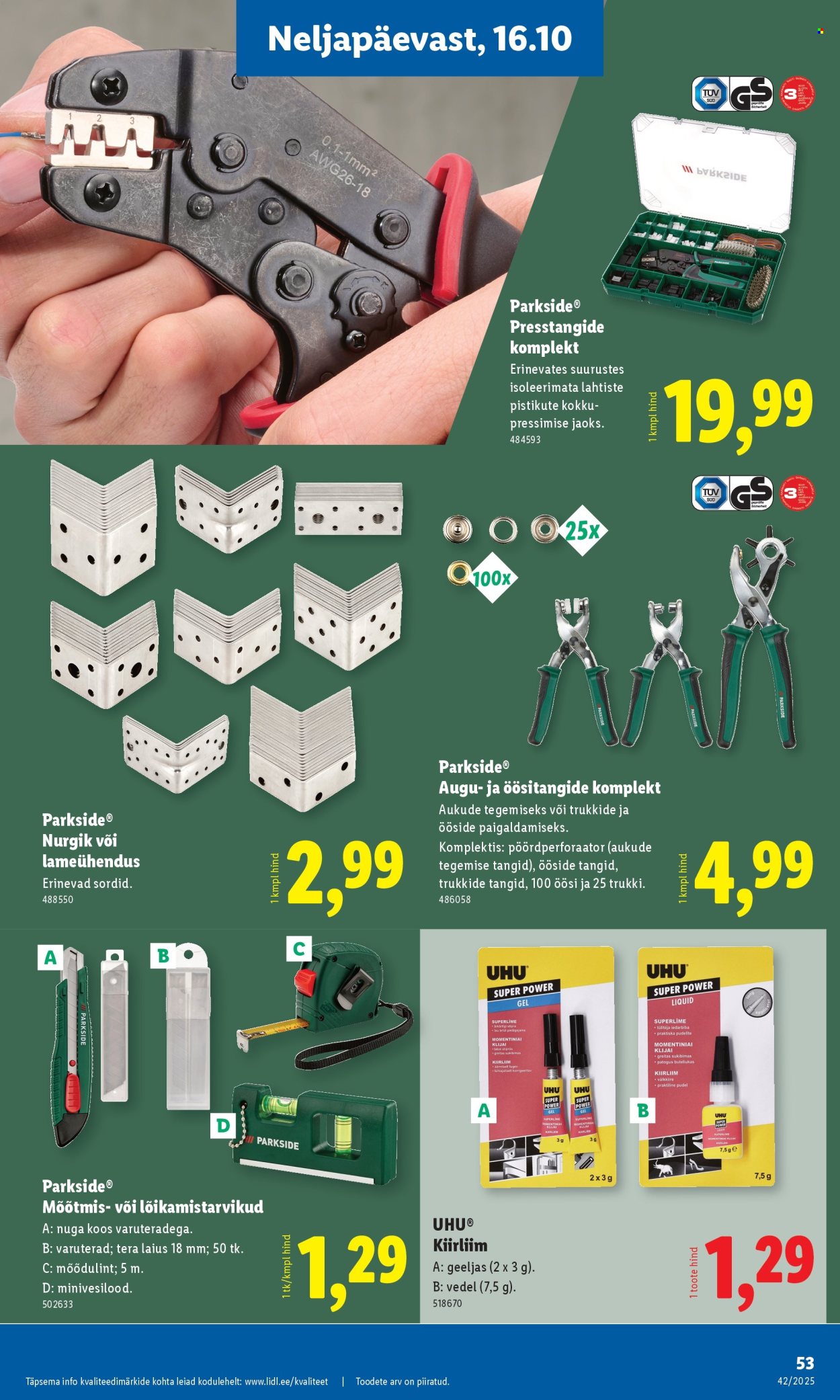 Lidl kliendileht - Kliendileht (13.10 - 19.10.2025)