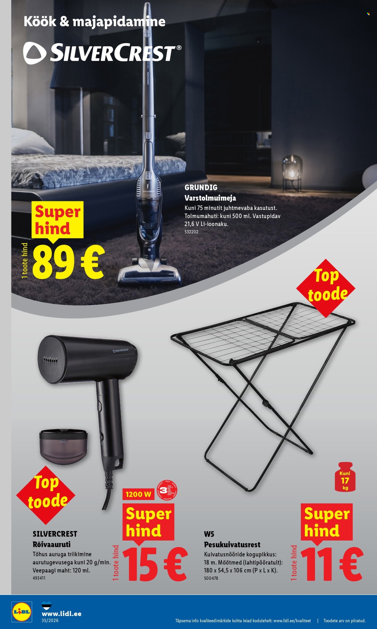 Lidl kliendileht (24.08 - 30.08.2026)