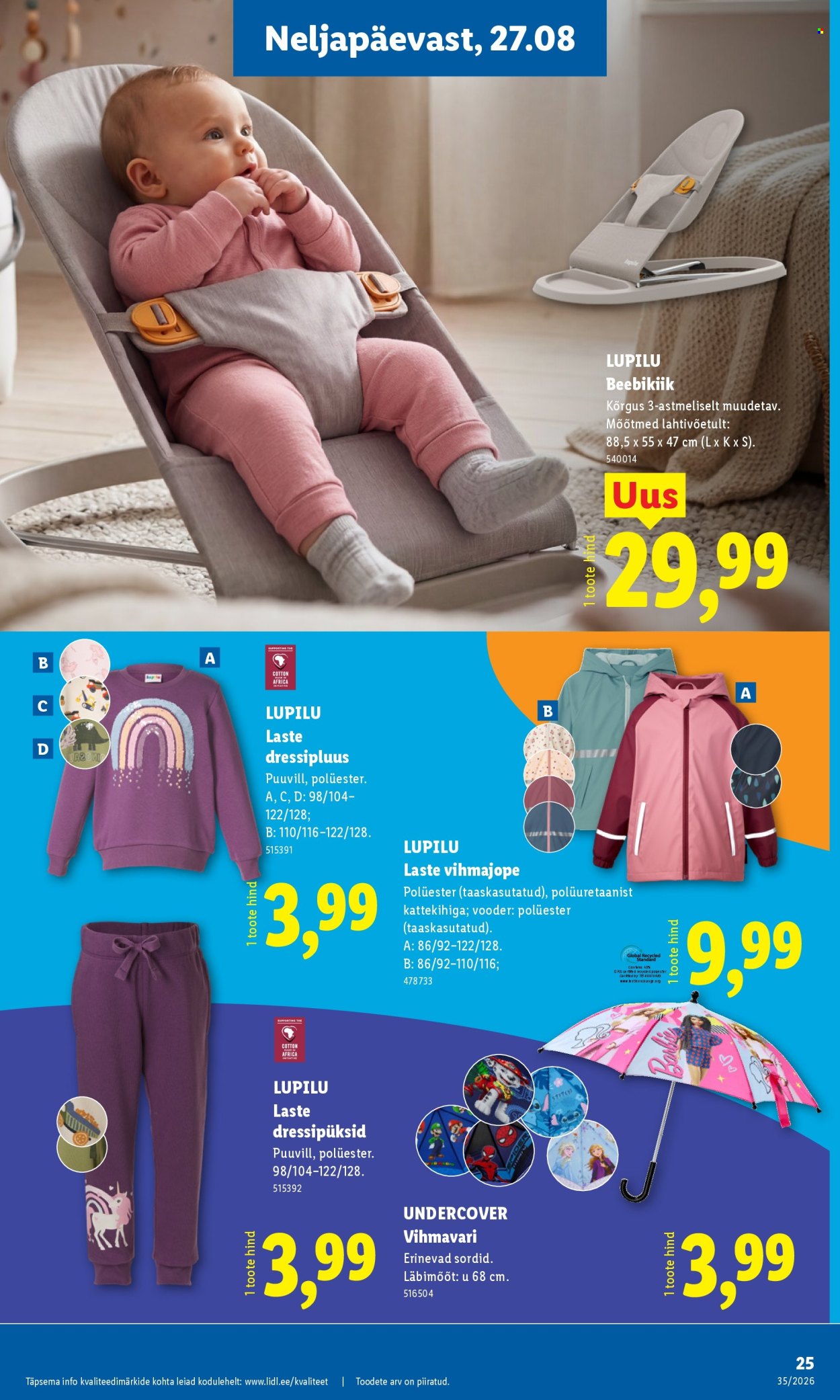 Lidl kliendileht (24.08 - 30.08.2026)